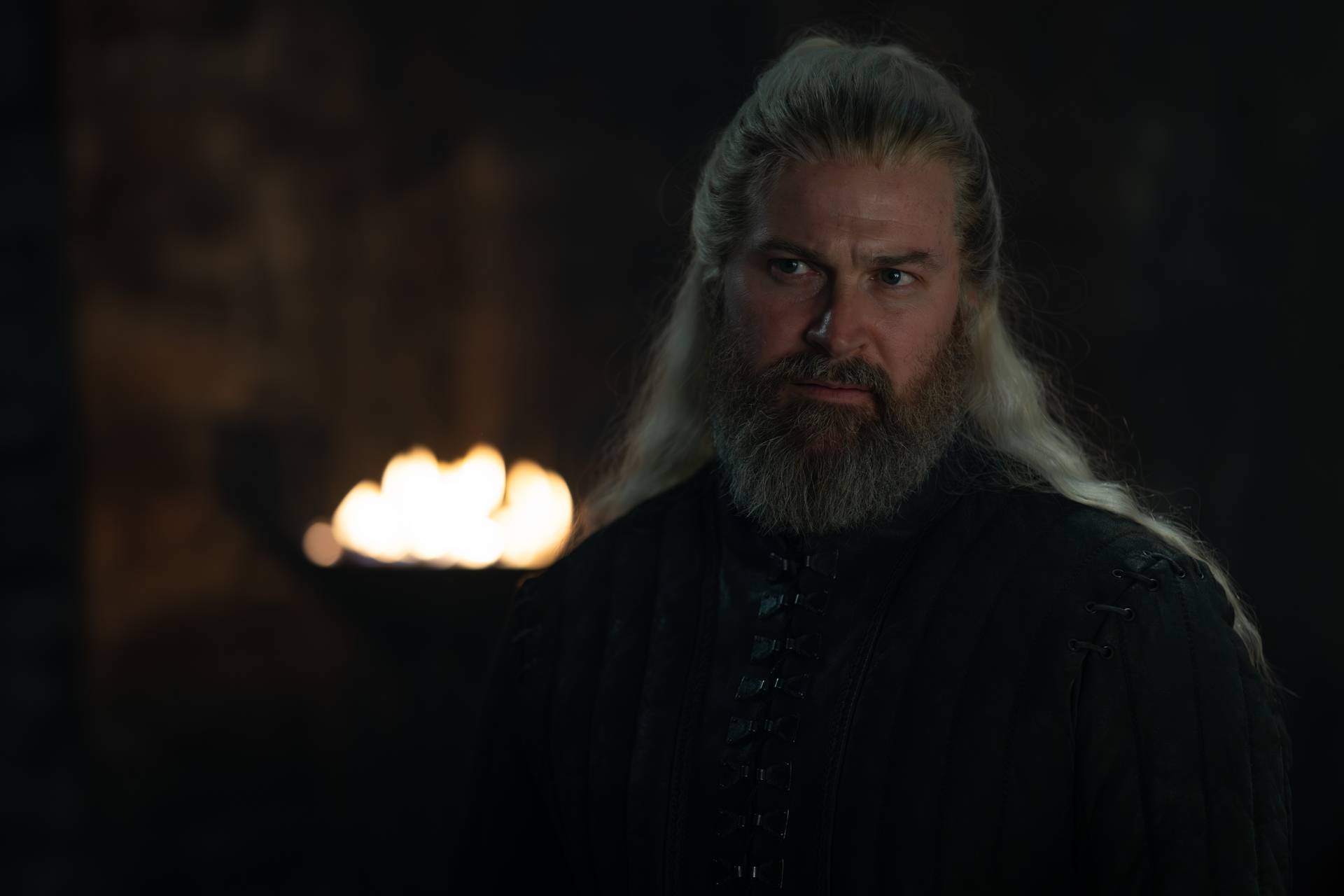 Kieran Bew (Hugh) in House of the Dragon season 3.