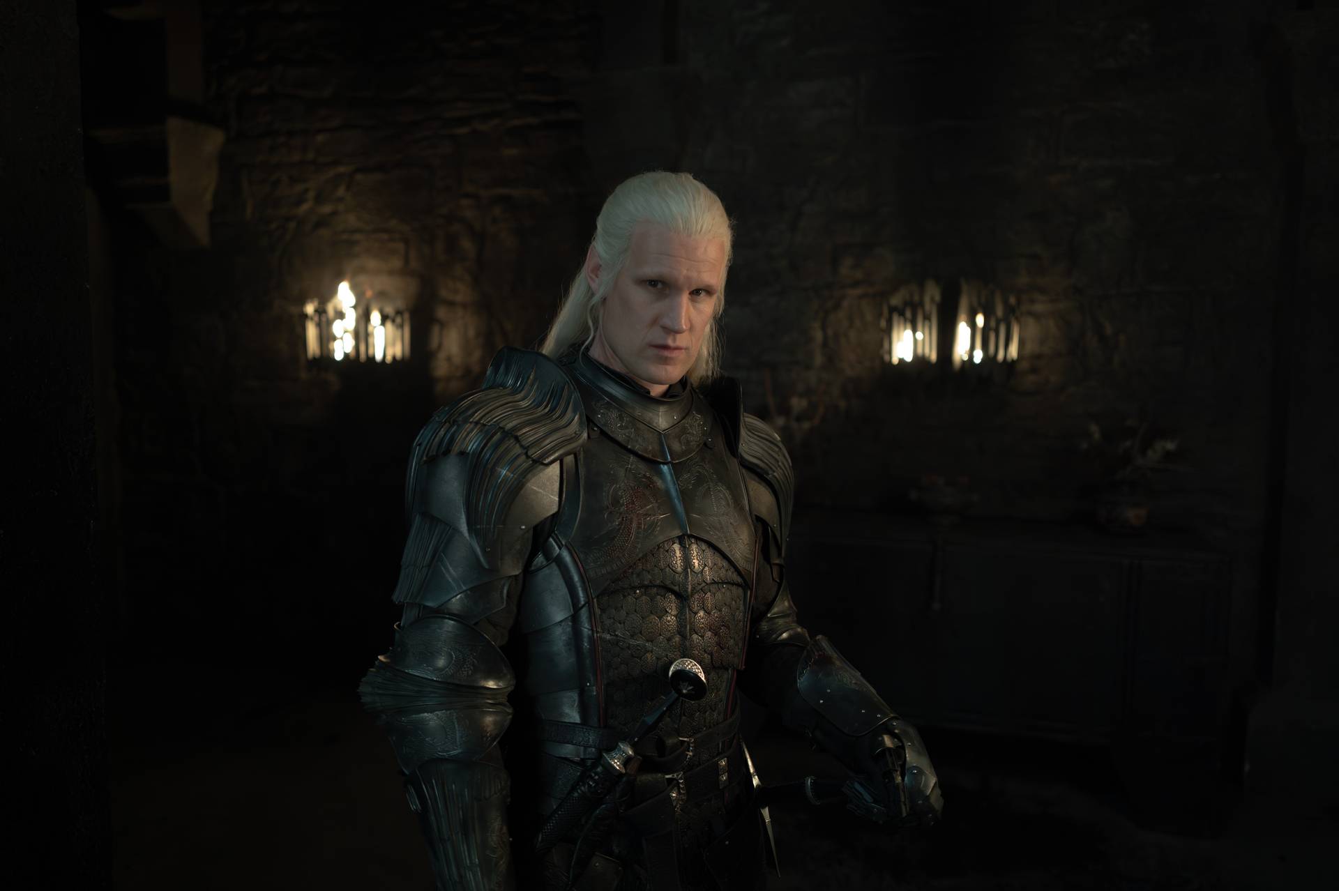 Matt Smith (Daemon Targaryen) in House of the Dragon season 3.