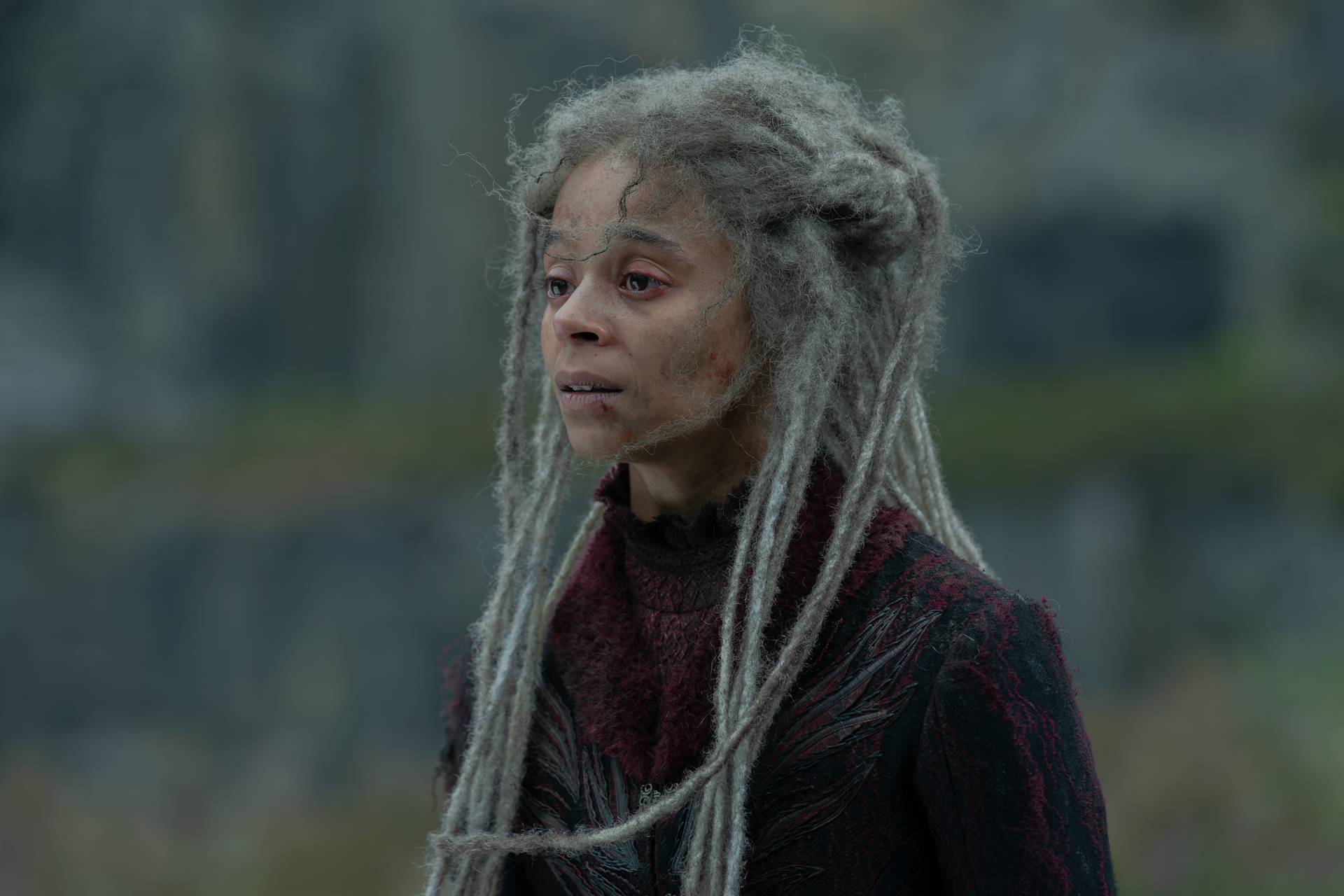 Phoebe Campbell (Rhaena Targaryen) in House of the Dragon season 3.