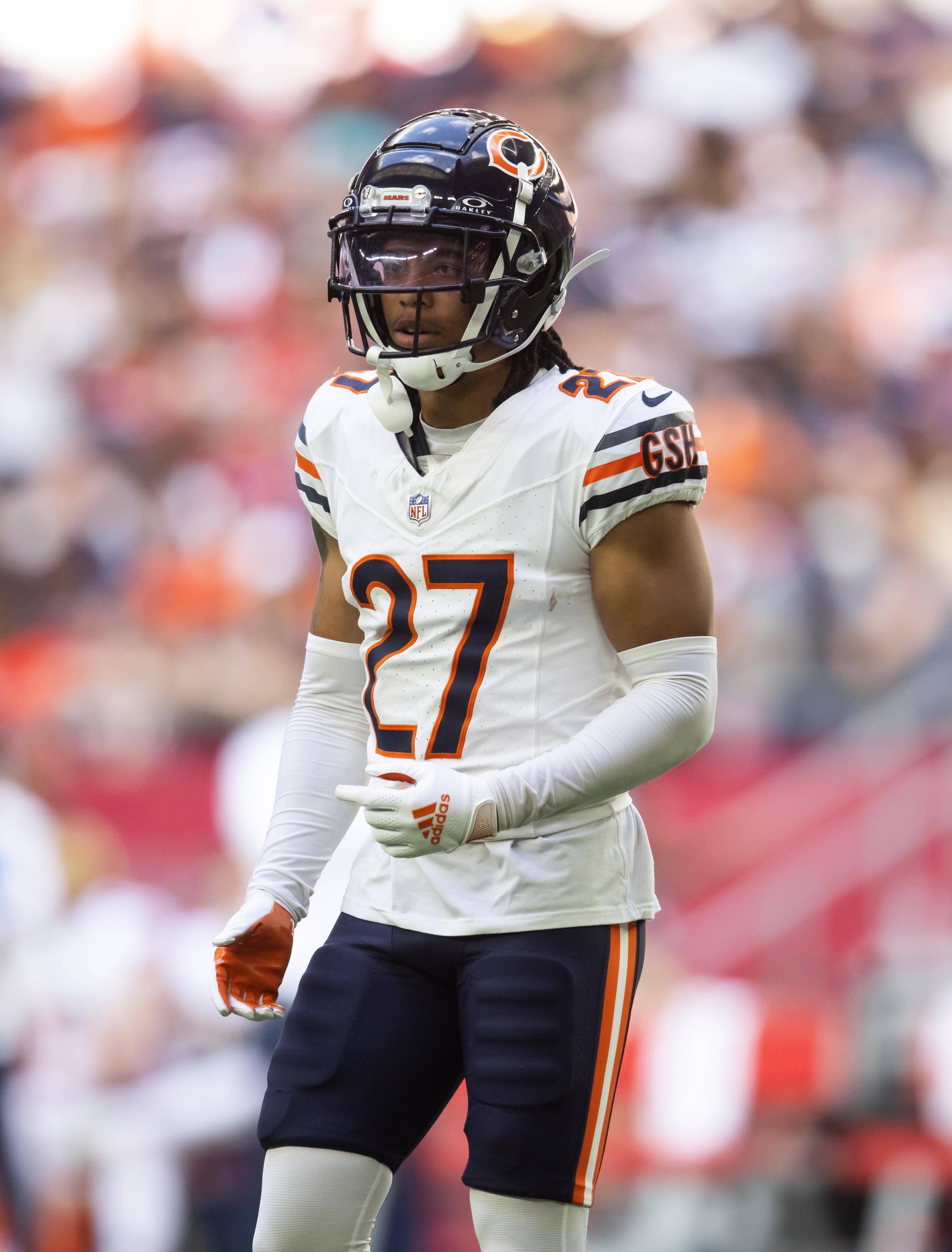 Chicago Bears cornerback Reddy Steward against the Arizona Cardinals at State Farm Stadium. 