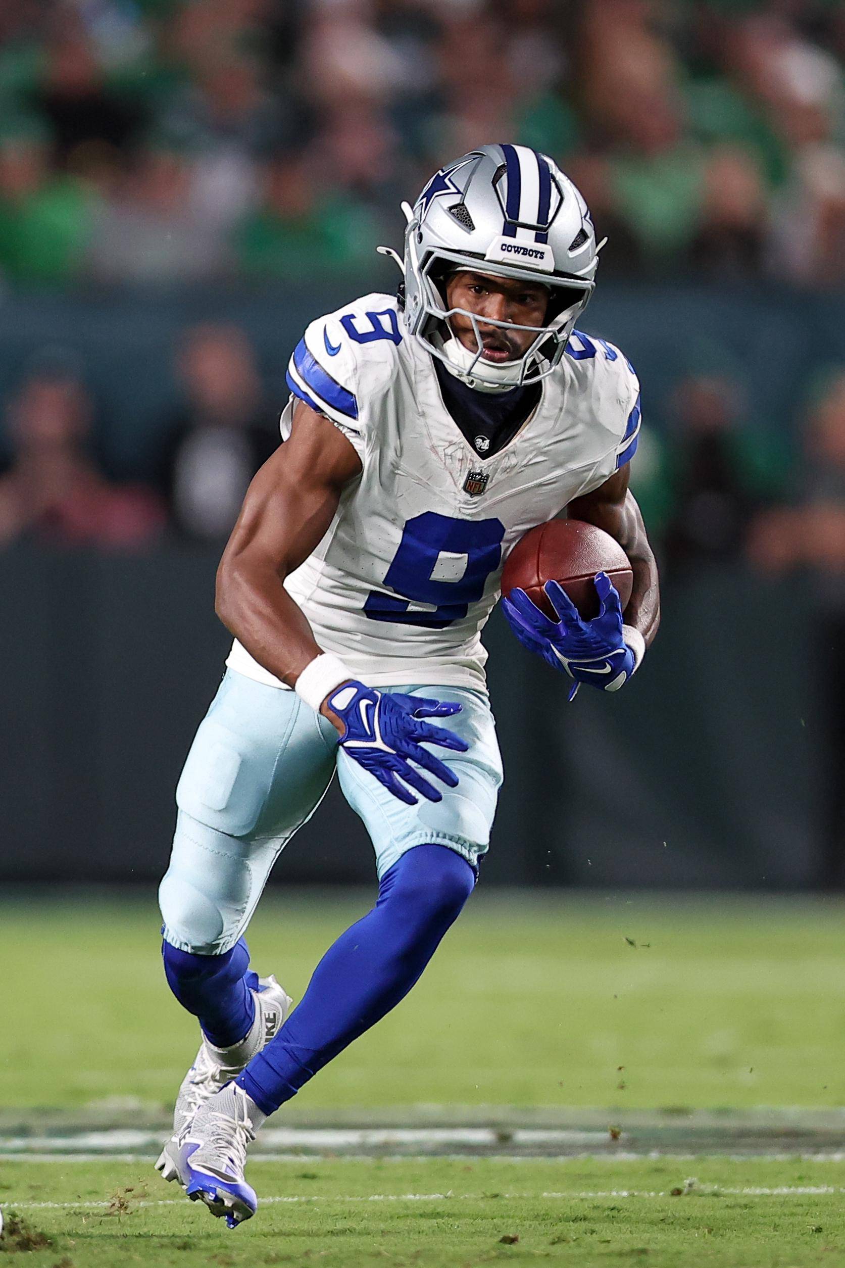 Dallas Cowboys wide receiver KaVontae Turpin carries the ball against the Philadelphia Eagles