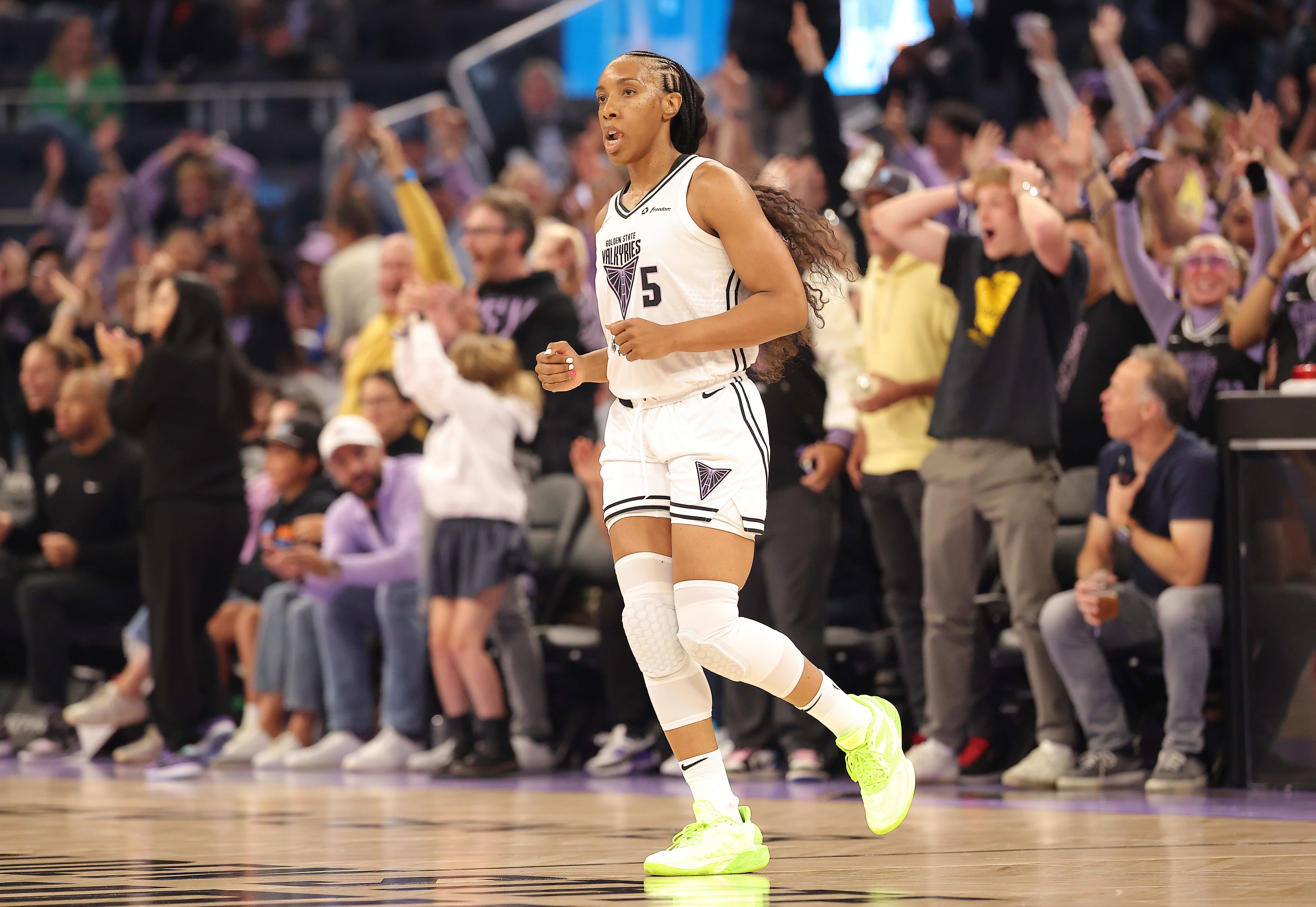 Golden State Valkyries forward Kayla Thornton 