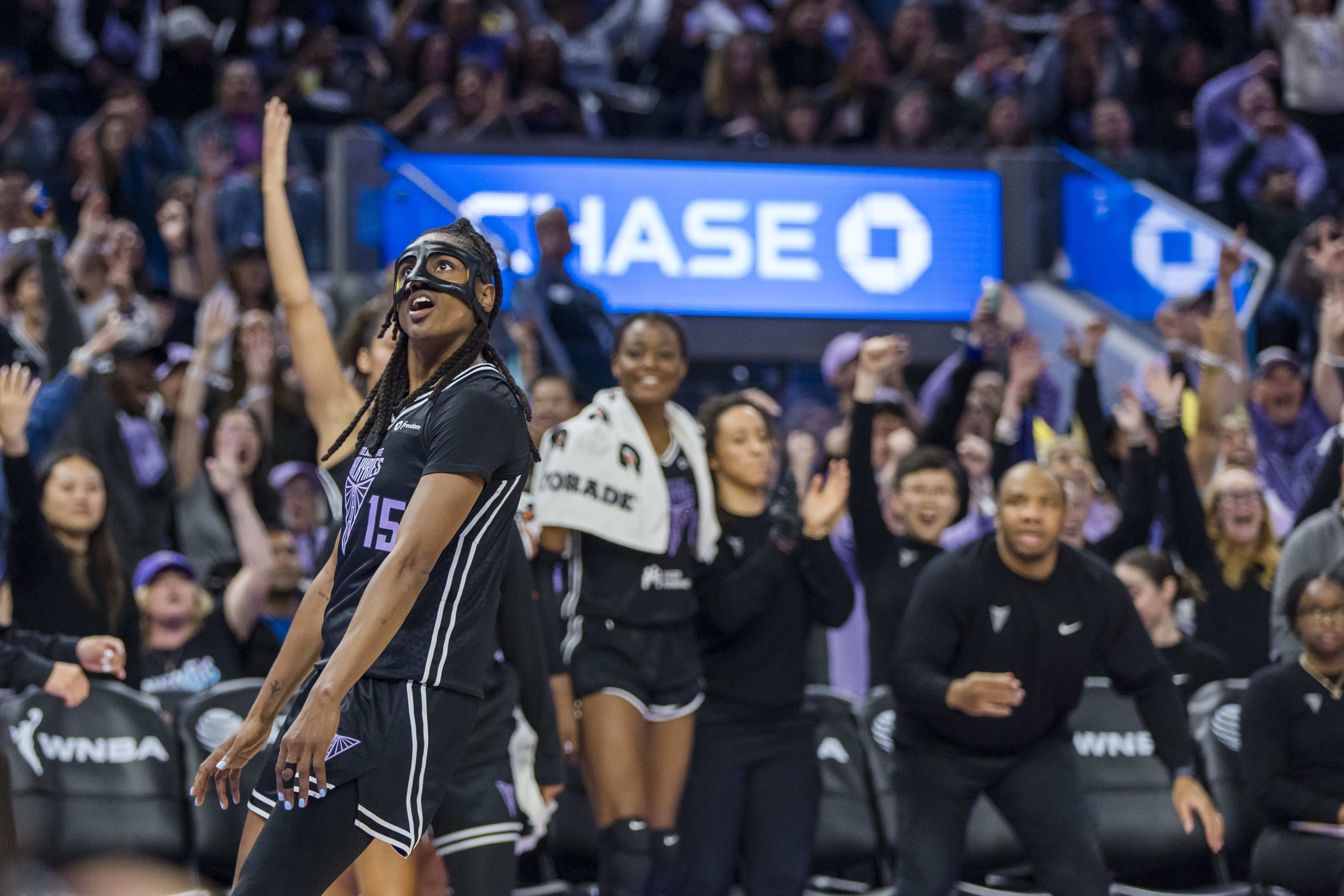 Golden State Valkyries guard Tiffany Hayes