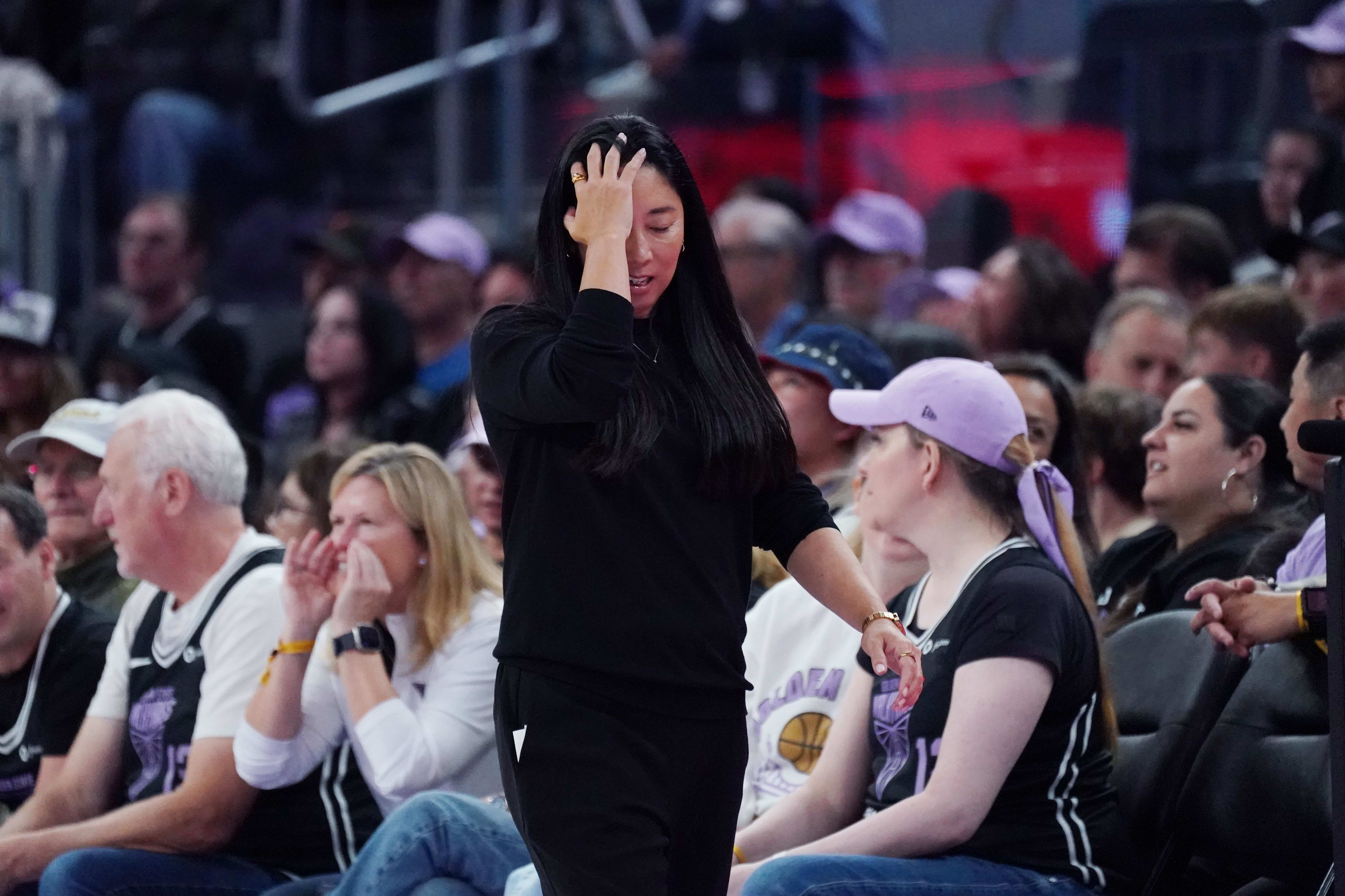 Golden State Valkyries head coach Natalie Nakase 