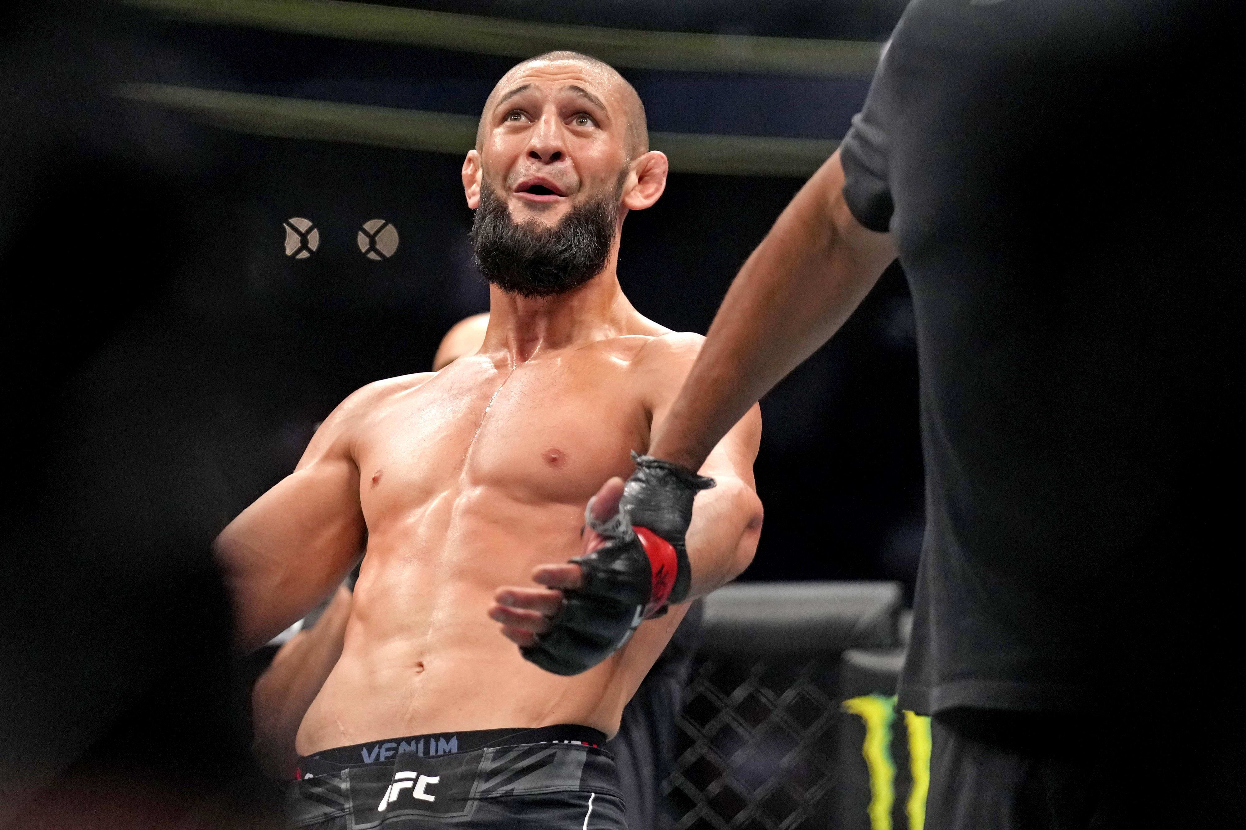 Khamzat Chimaev is currently the UFC's #3-ranked middleweight contender.