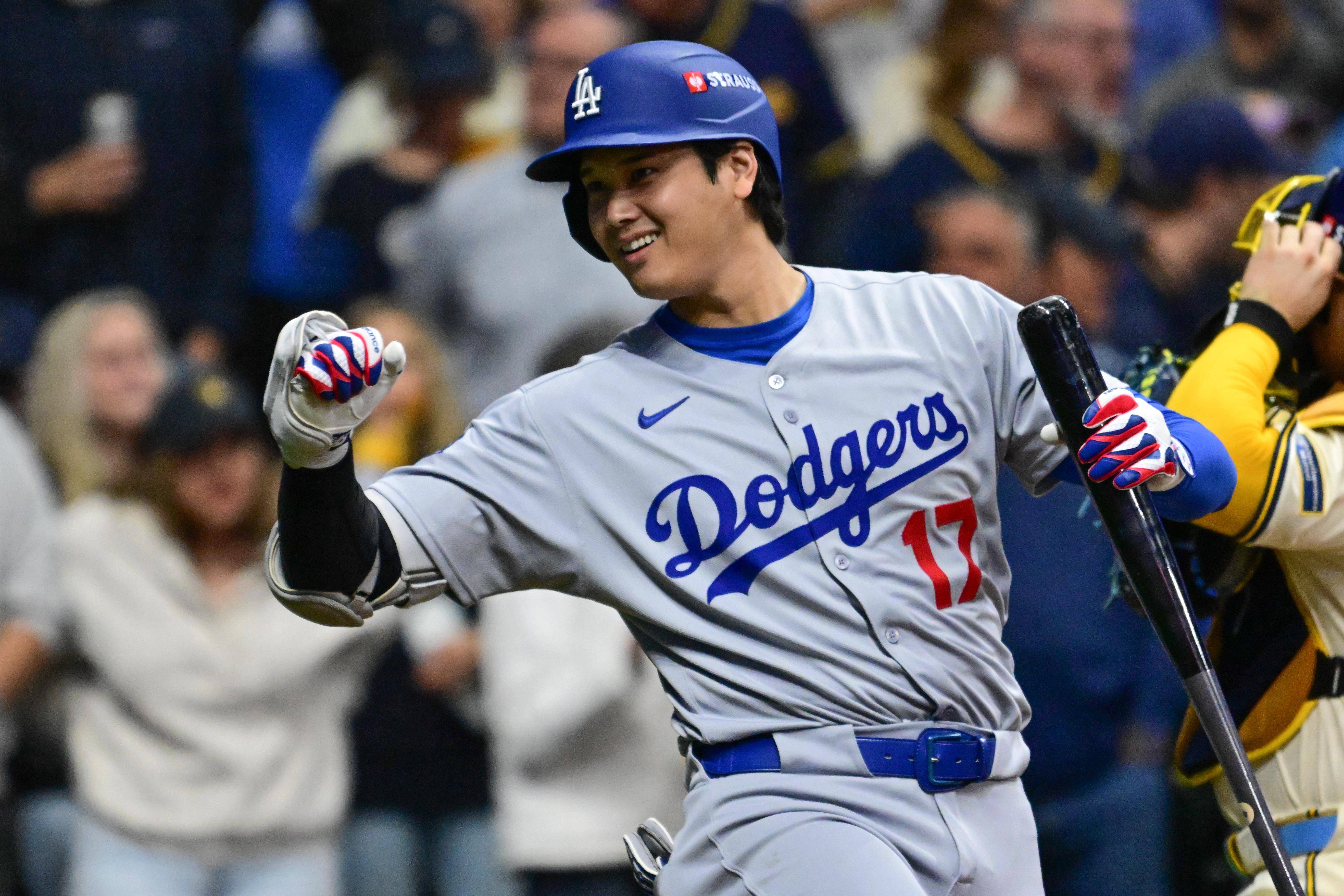Shohei Ohtani's wife Mamiko has rare big smile with Dodgers WAGs before  NLCS Game 3