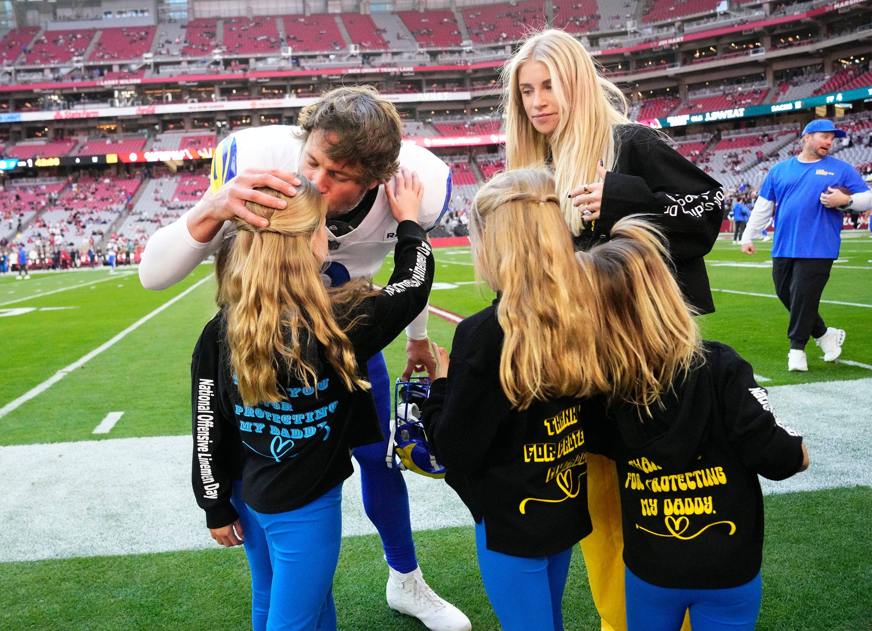 Matthew Stafford Shares Touching Moment With Wife Kelly, Kids After Winning  MVP