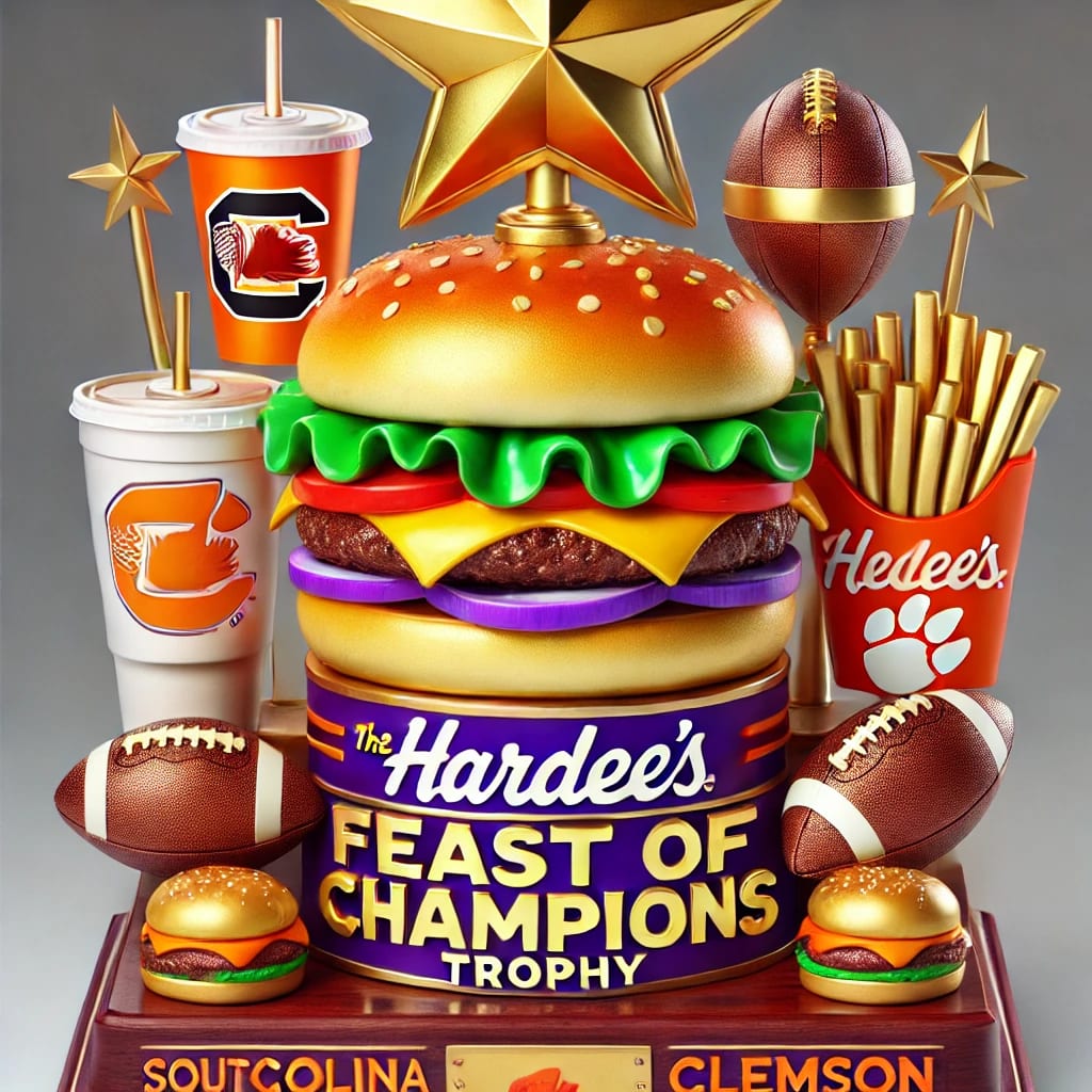 Clemson vs South Carolina, The Hardee's Feast of Champions Trophy