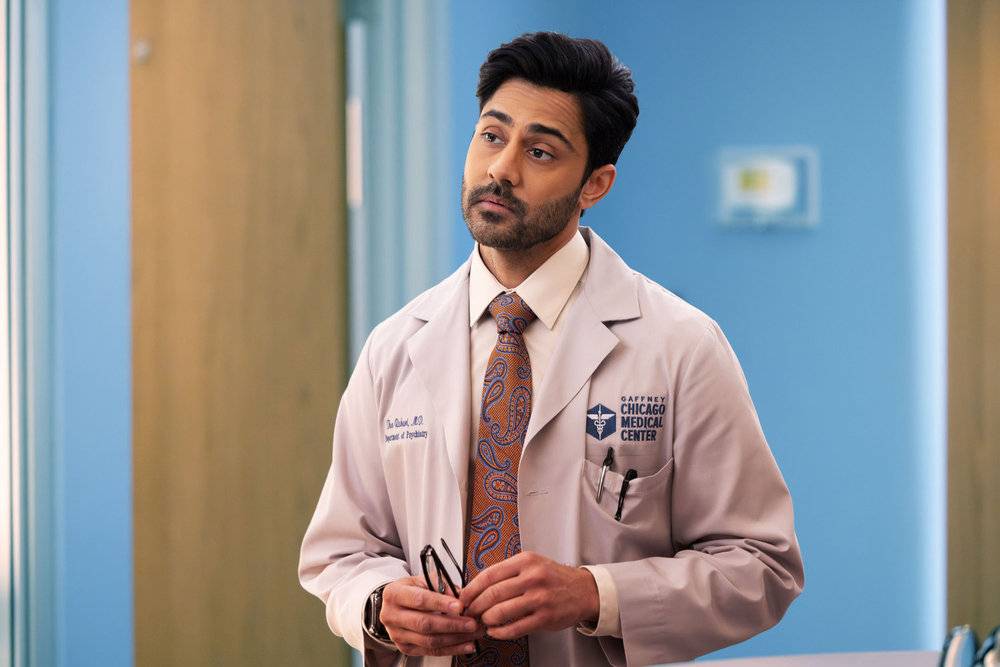 Pictured: Manish Dayal as Dr. Theo Rabari 