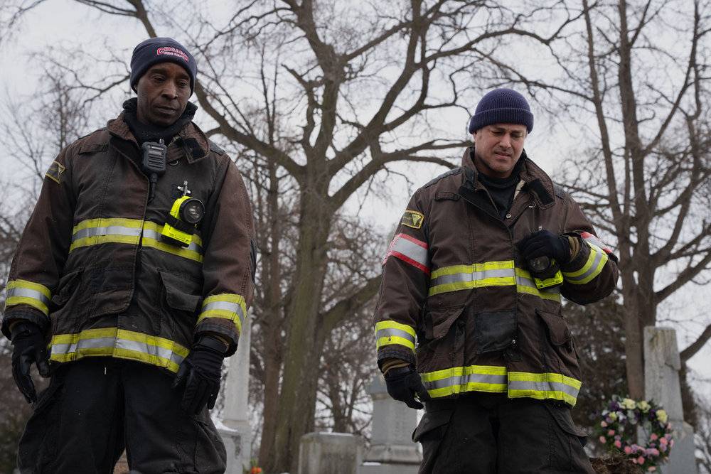 Pictured: (l-r) Rob Morgan as Hopkins, Taylor Kinney as Severdide