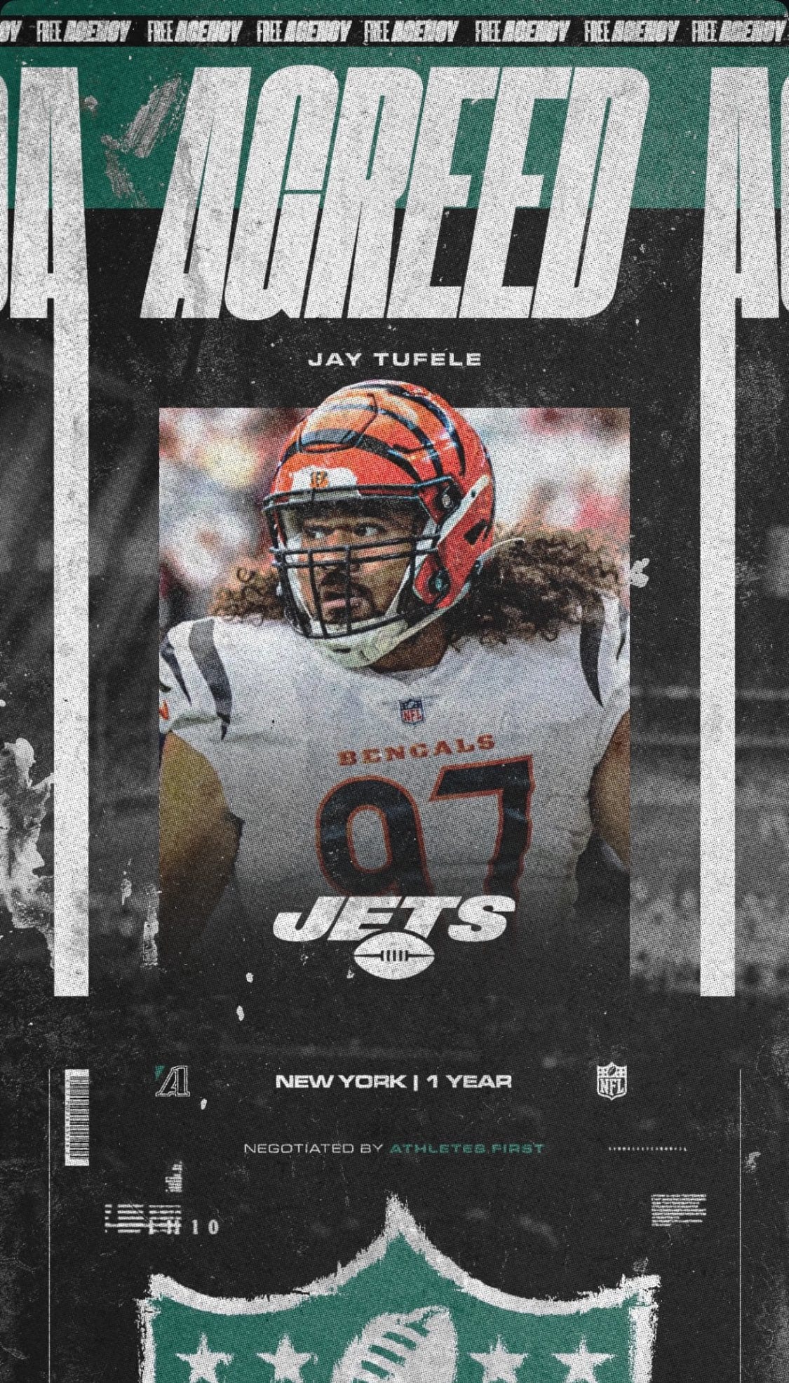 Jay Tufele Athlete's First Contract Announcement