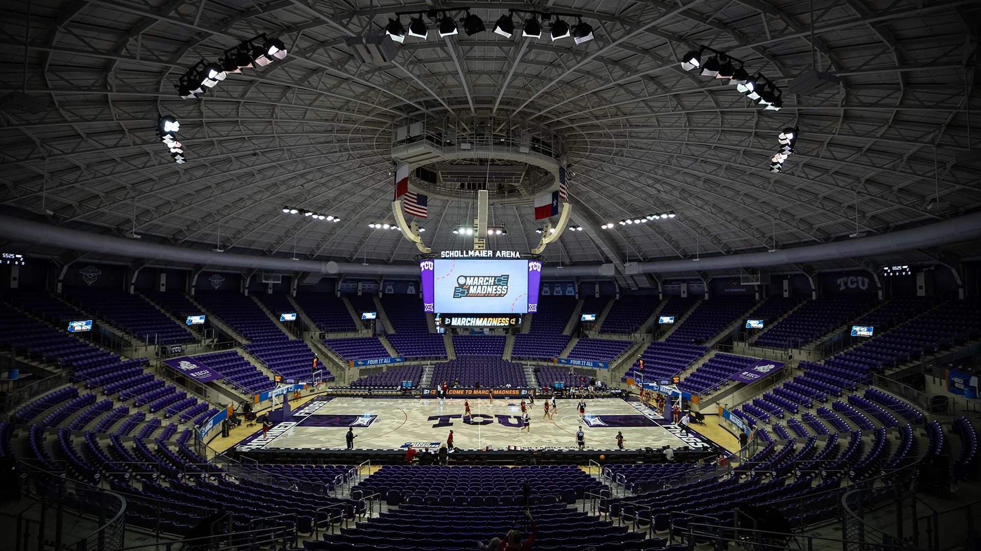 Nebraska women's basketball played Louisville at TCU's Schollmaier Arena in the first round of the NCAA Tournament Friday.
