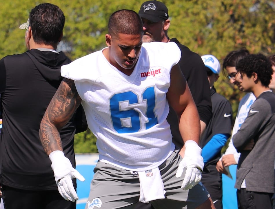 Detroit Lions defensive end Ahmed Hassanein. Detroit Lions defensive end Ahmed Hassanein.