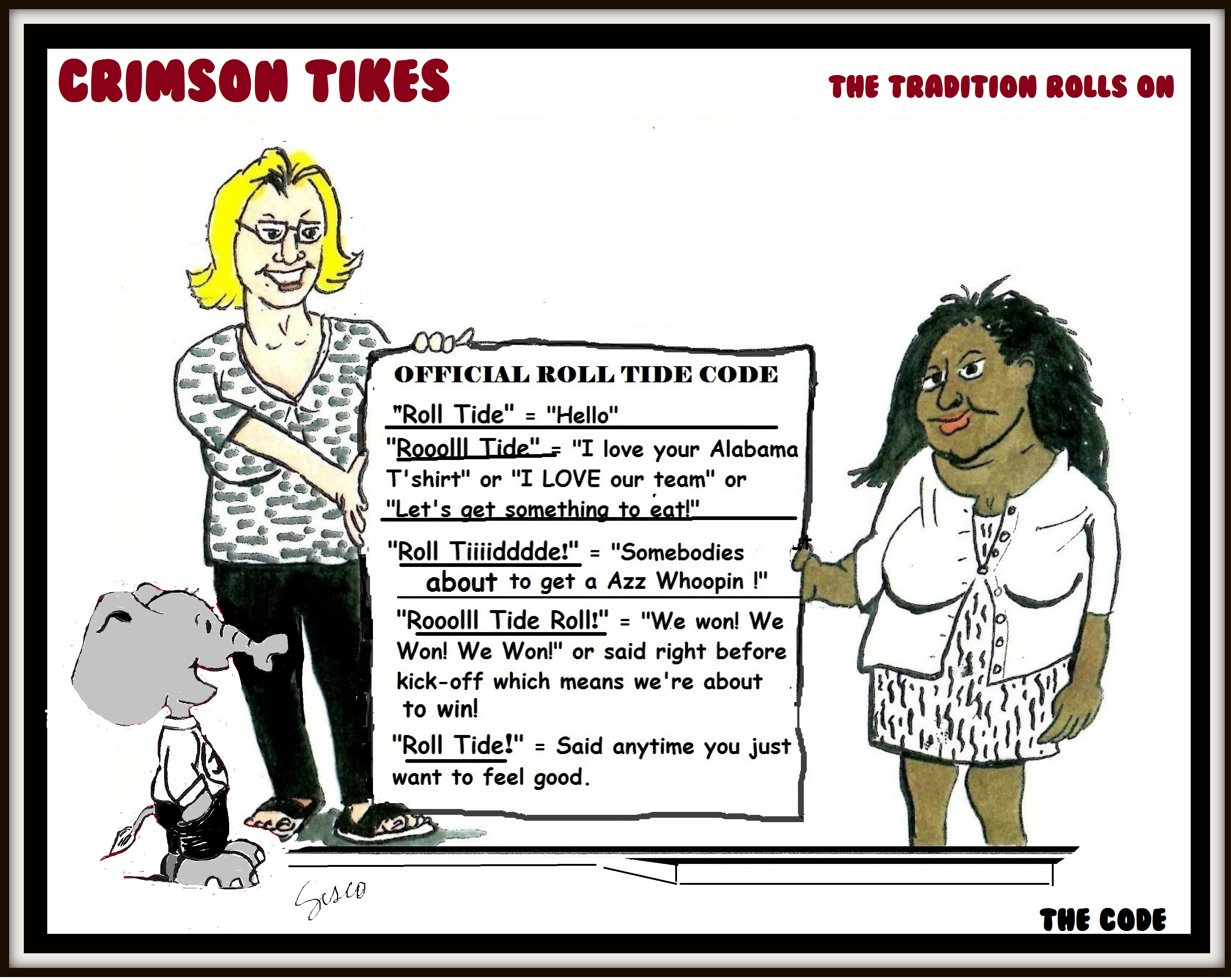 Crimson Tikes: Roll Tide Code 