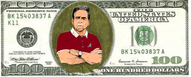 Crimson Tikes: The 100-Dollar Saban 