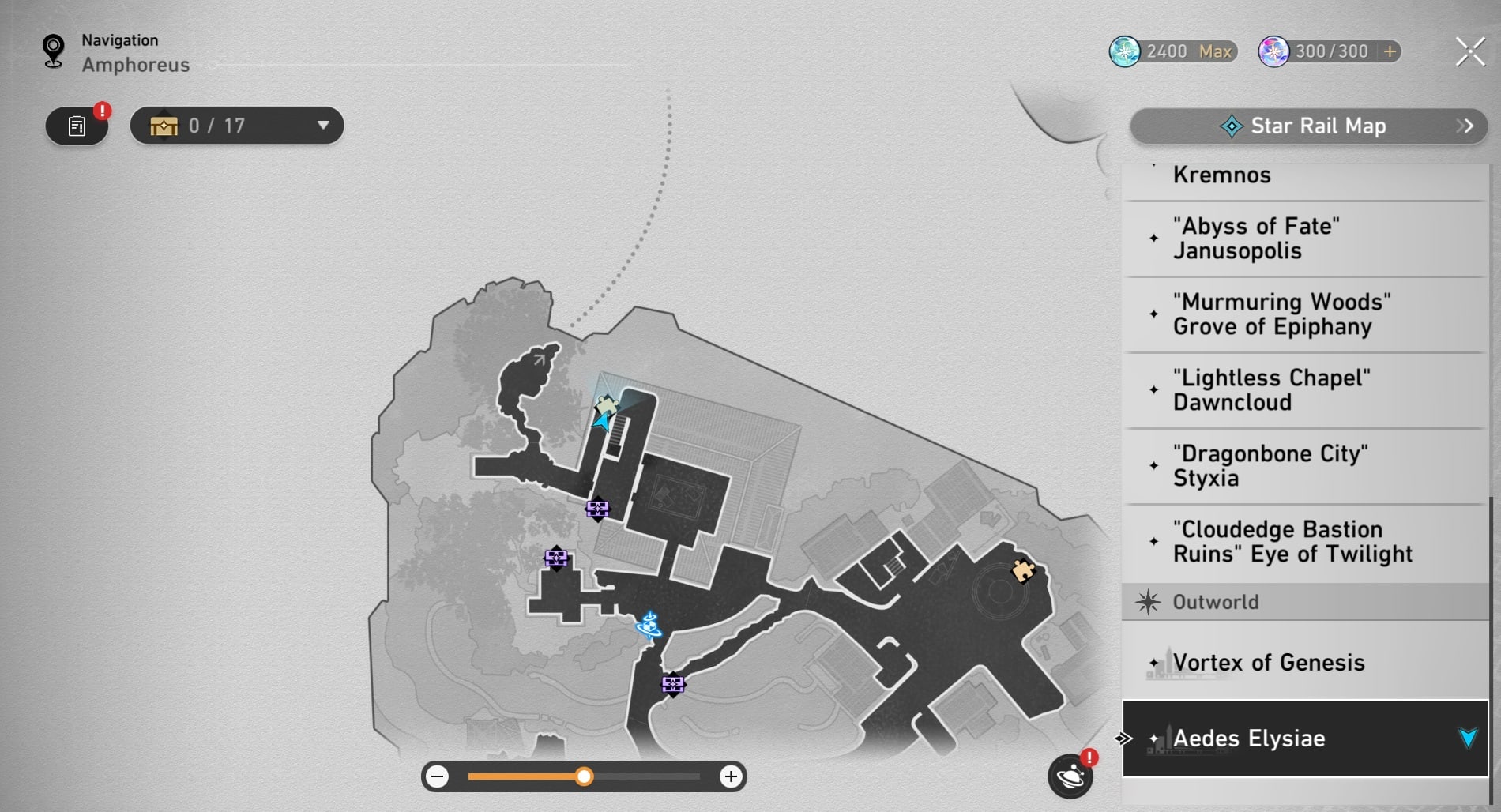 Honkai: Star Rail Golden Scapegoat #2 location in Aedes Elysiae.