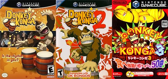 Donkey Konga 1+2+3
