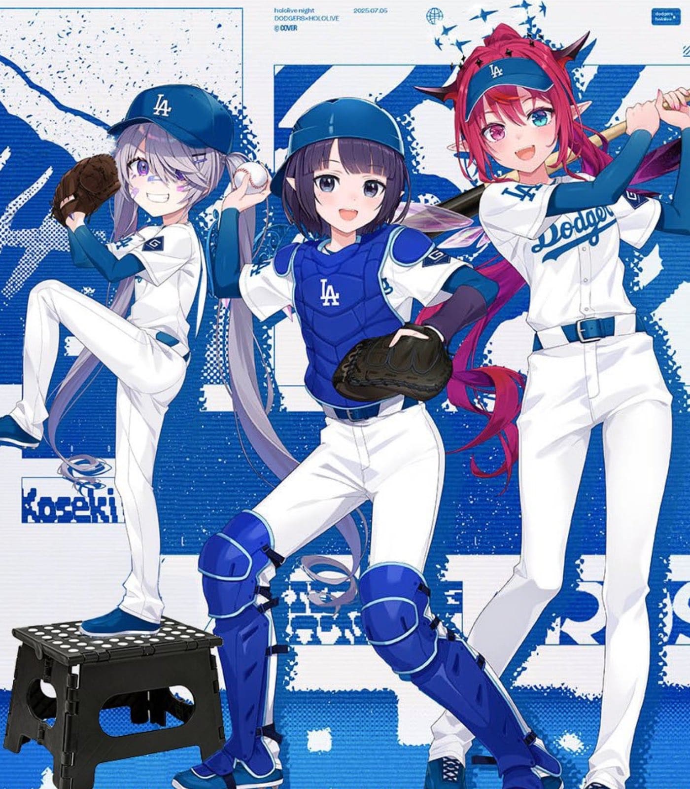 hololive and Los Angeles Dodgers