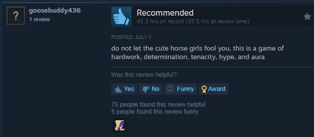 Uma Musume Pretty Derby Steam Review