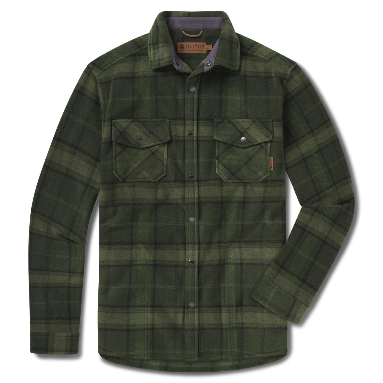 A best of fly fishing clothing: The Levitate Men's Forager Fleece shirt.
