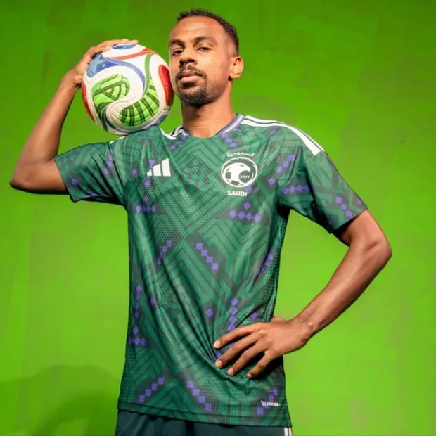 Das Heimtrikot von Saudi-Arabien