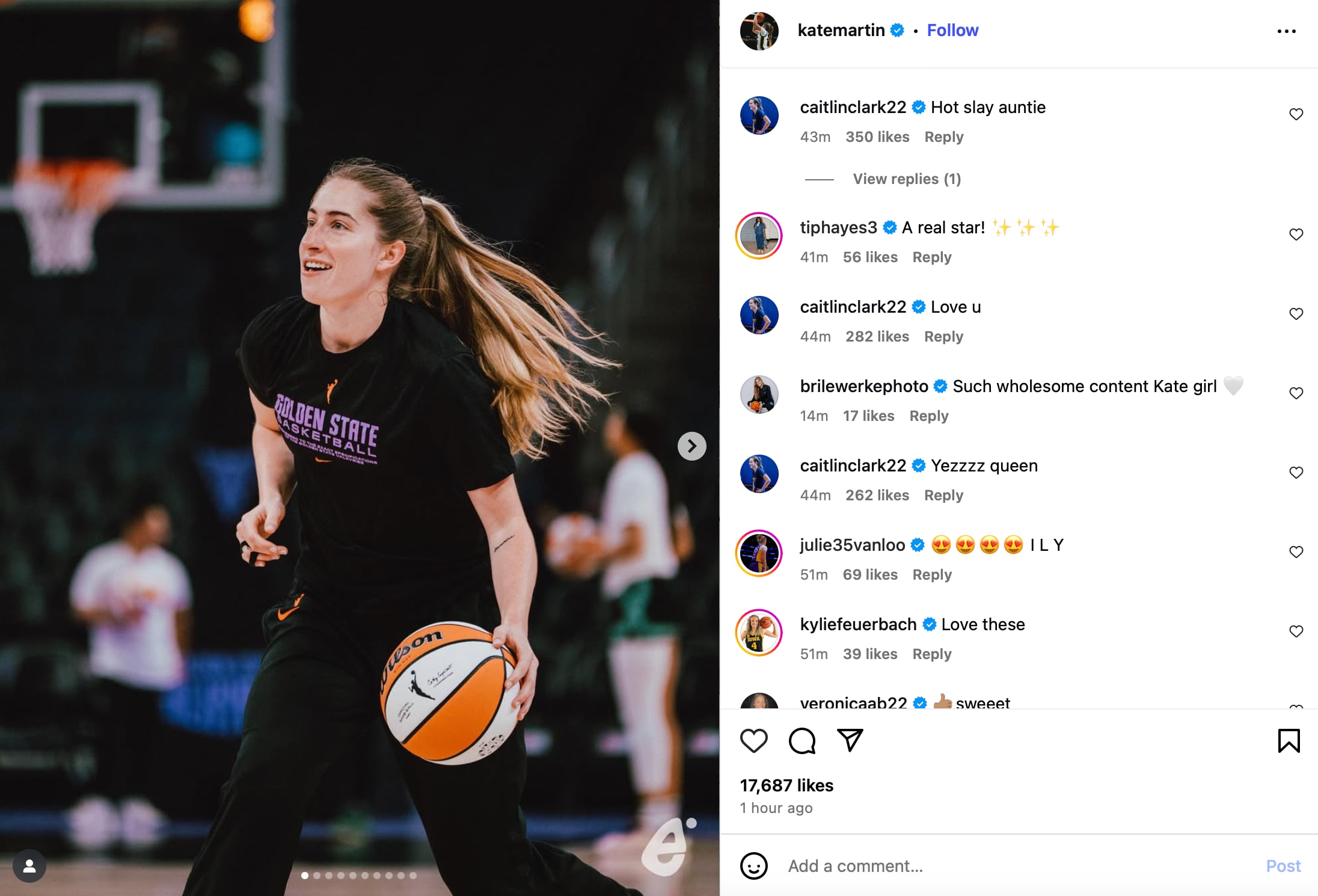 Golden State Valkyries, Kate Martin 