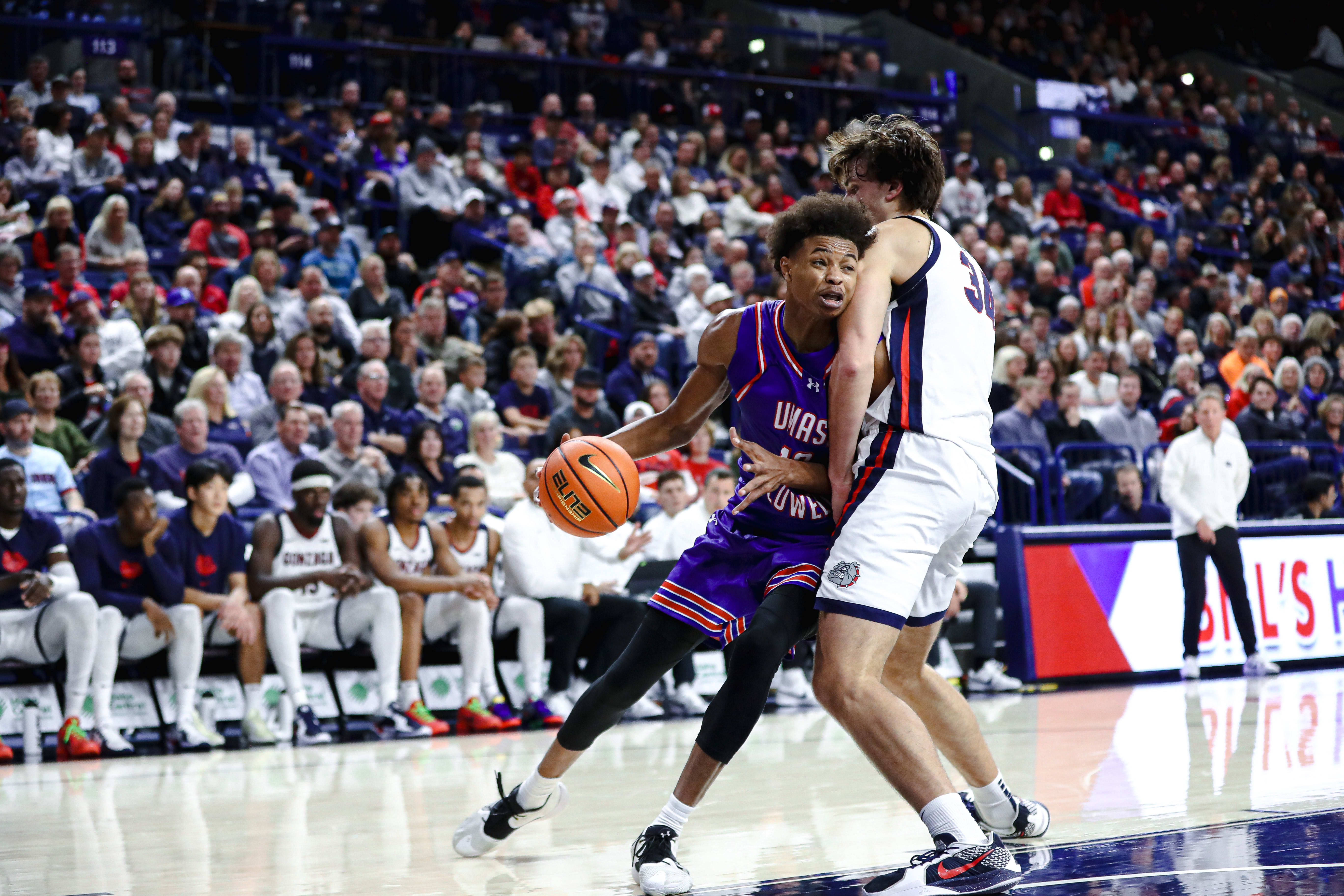 Gonzaga Bulldogs forward Braden Huff.