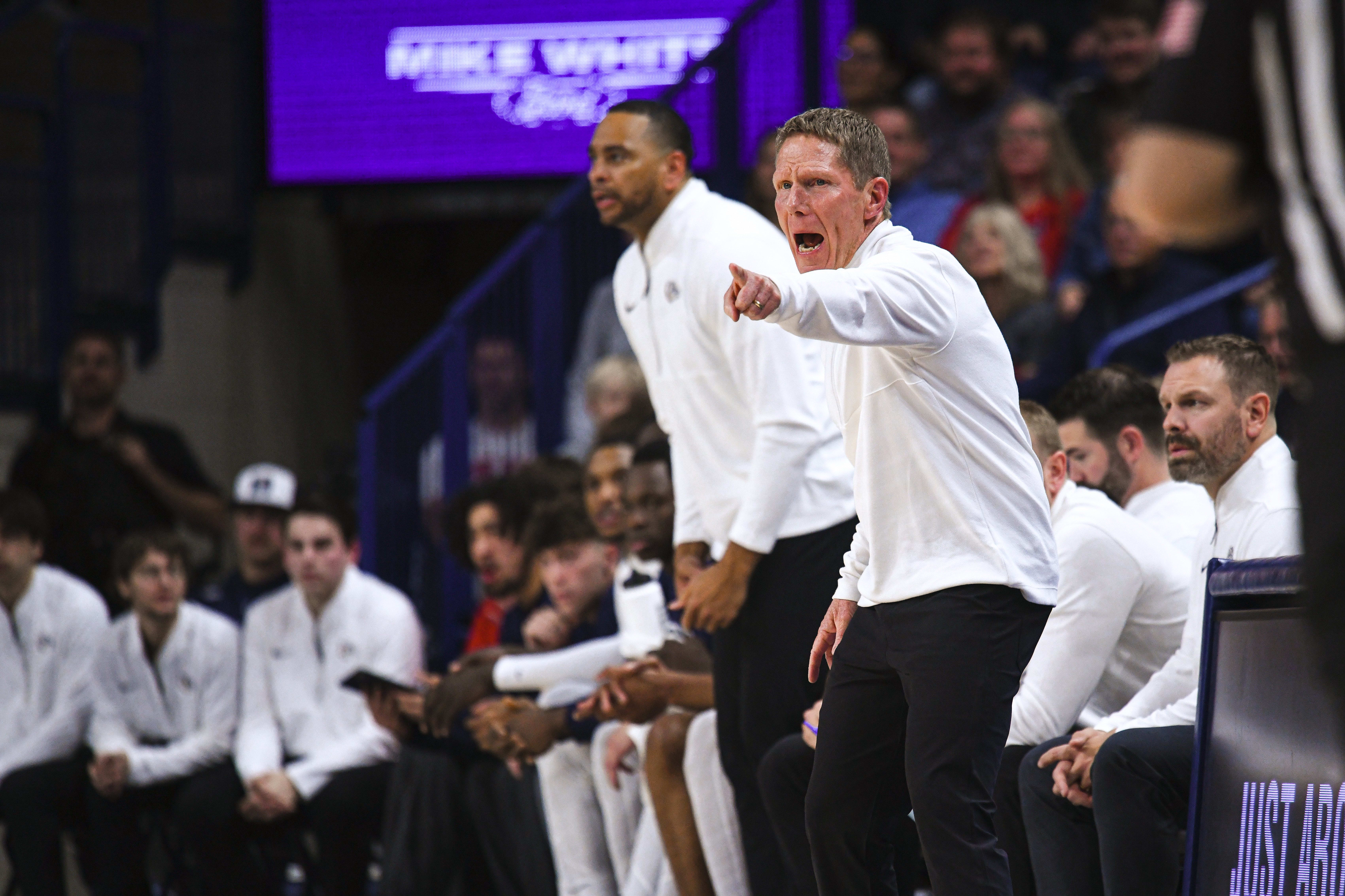Gonzaga head coach Mark Few.