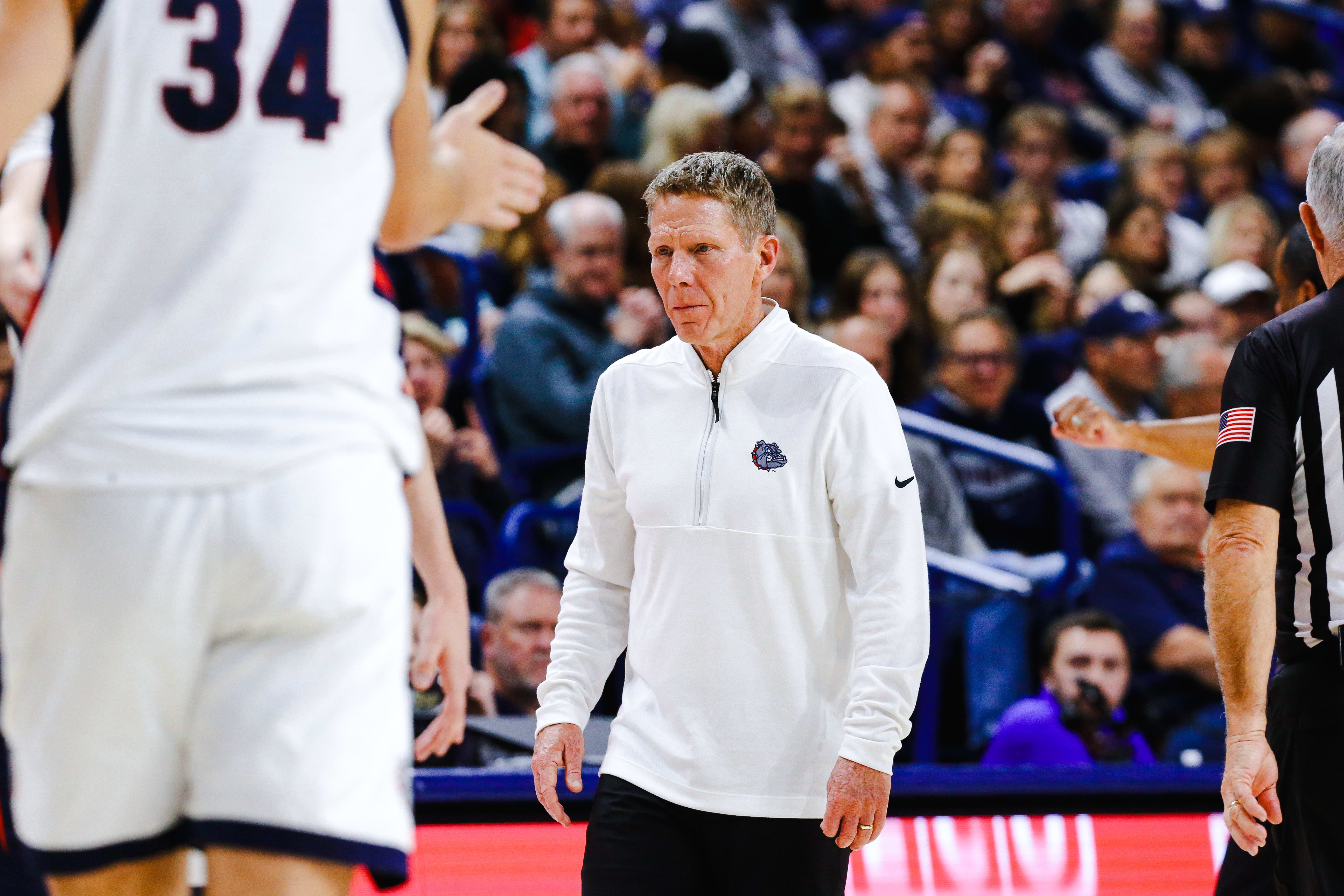Gonzaga Bulldogs head coach Mark Few.