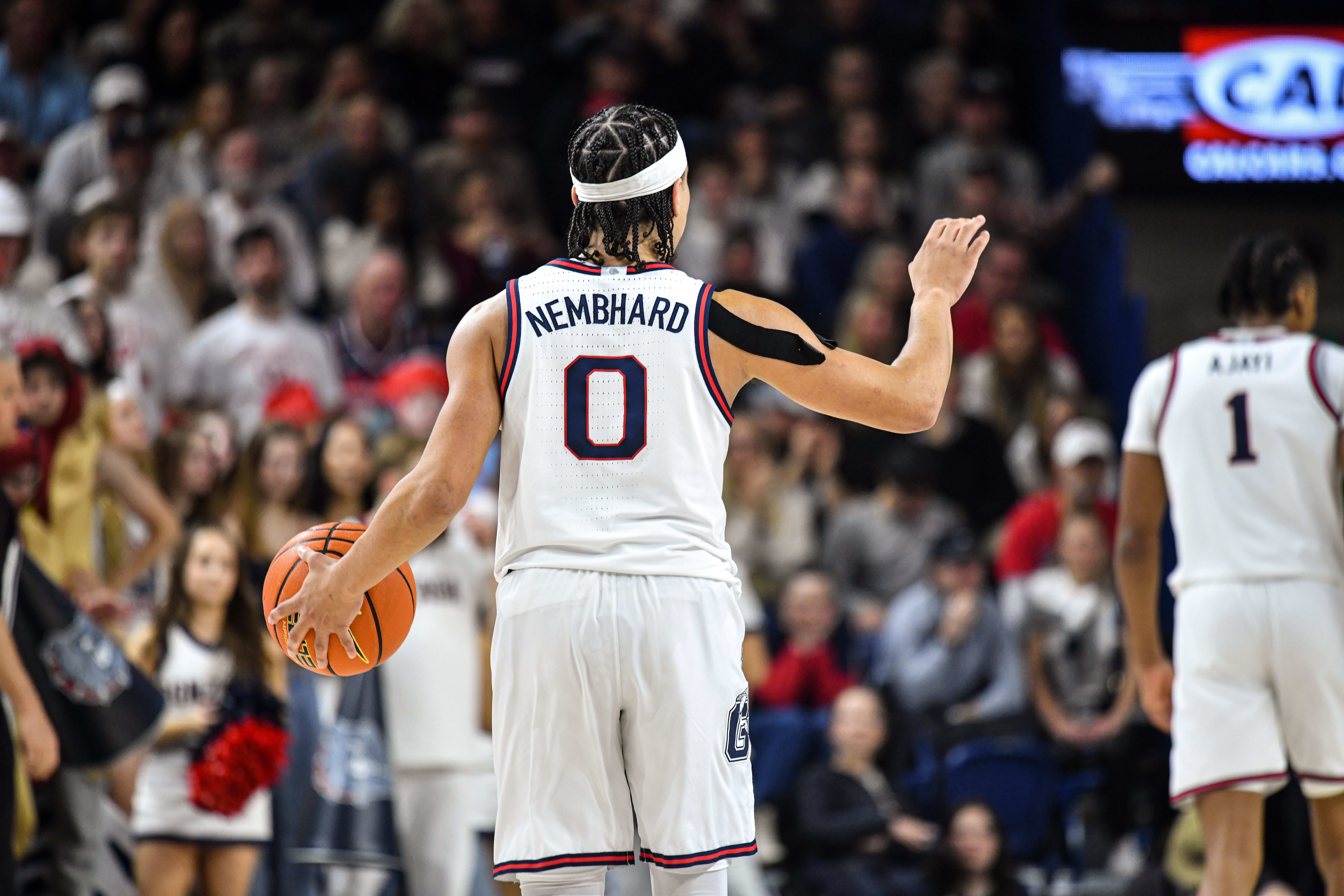 Gonzaga senior guard Ryan Nembhard.