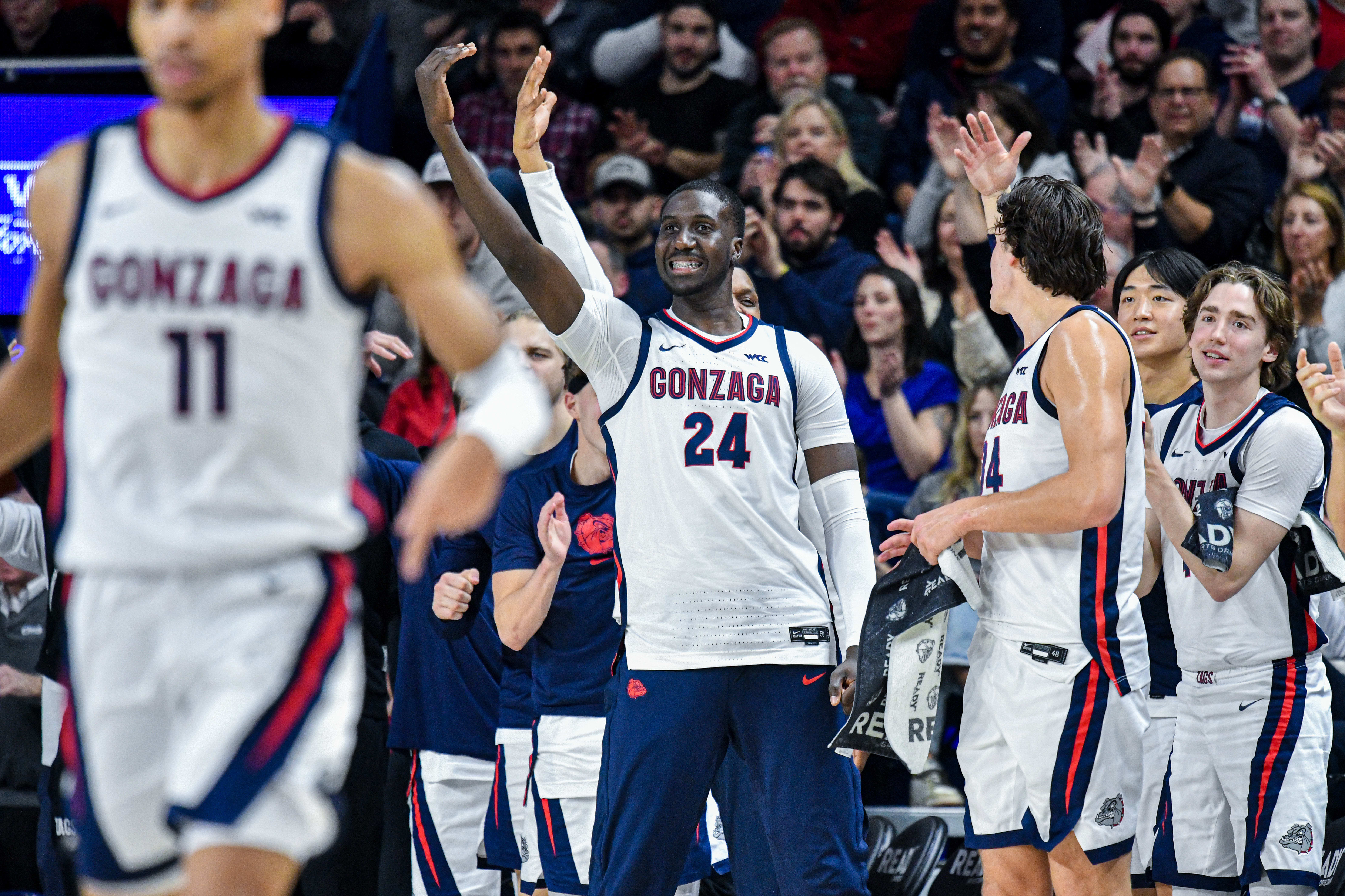 Gonzaga freshman center Ismaila Diagne. 