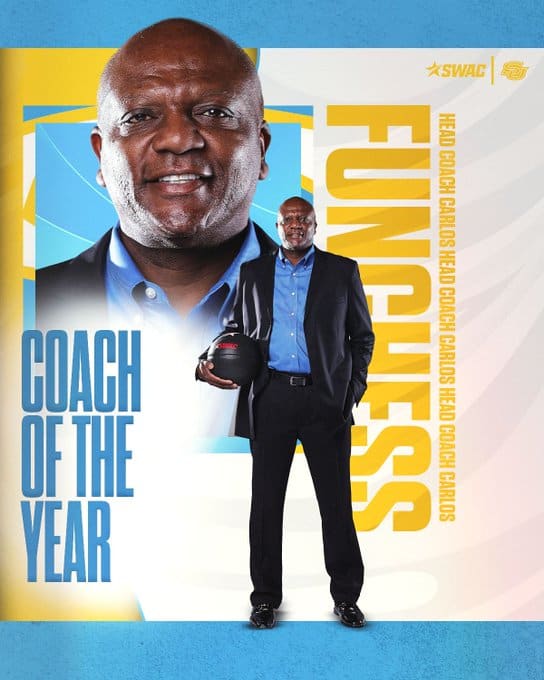 SWAC Coach of the Year - Southern University's Carlos Funchess