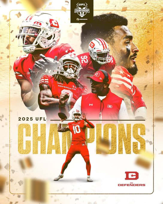 DC Defenders - 2025 UFL Champions