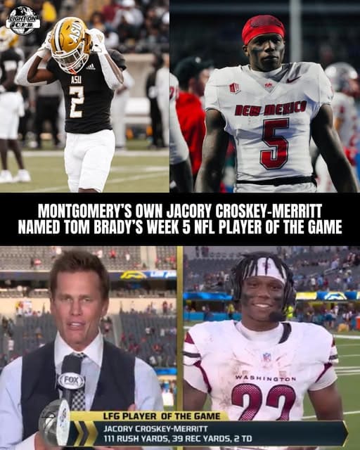 Tom Brady's Player of the Game - Jacory Croskey-Merritt