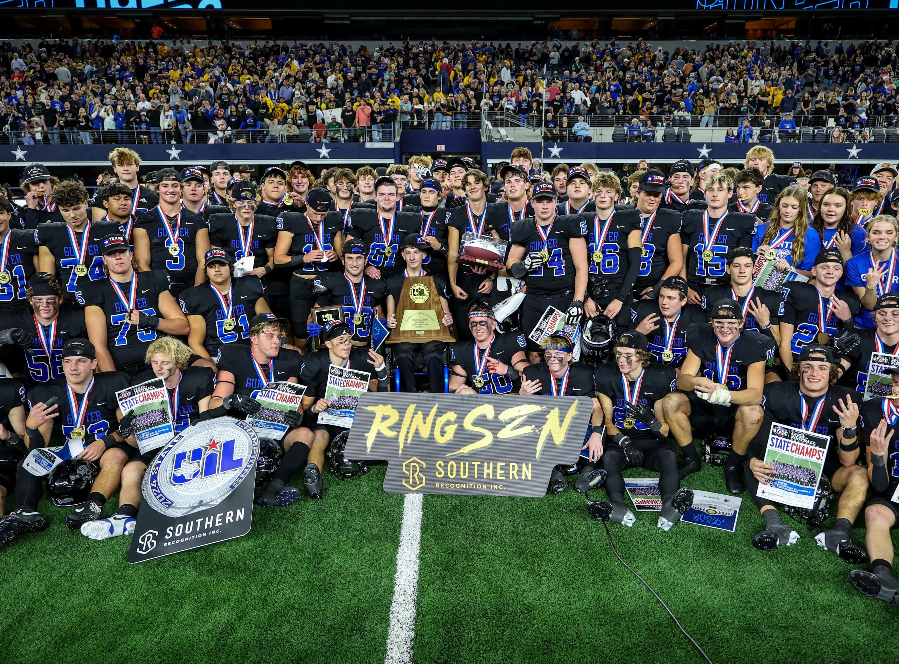 Texas high school football state championships: Gunter vs. Woodville