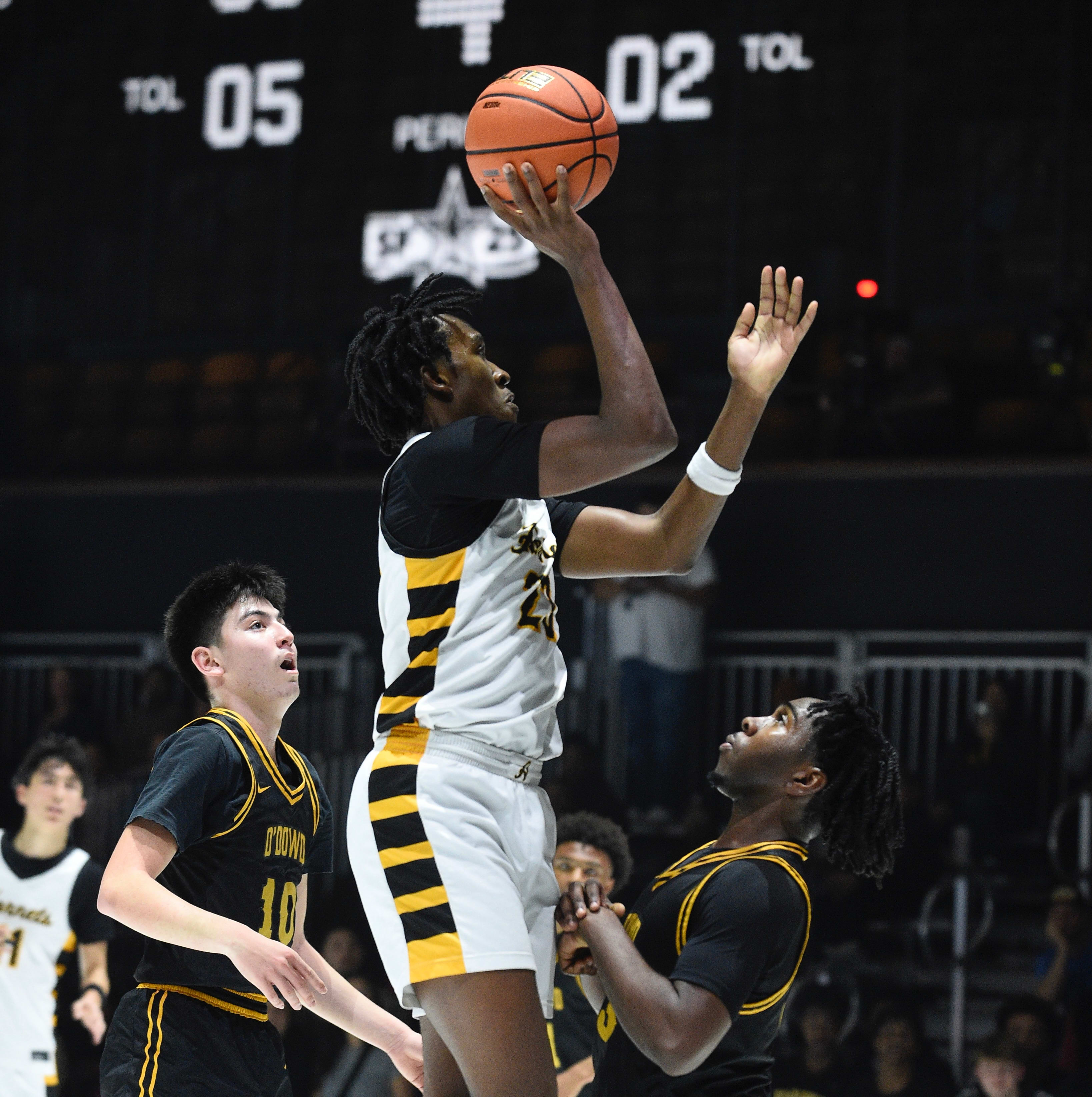 High school boys basketball Oakland California