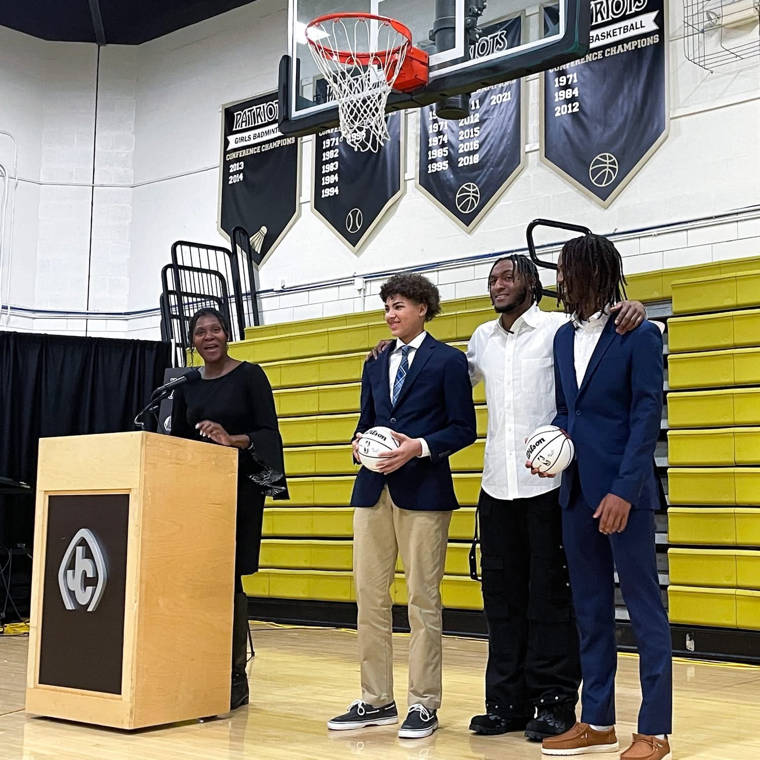 Toronto Raptors' star Immanuel Quickley announces the inaugural Immanuel Quickley Scholarship Awards at John Carroll School.