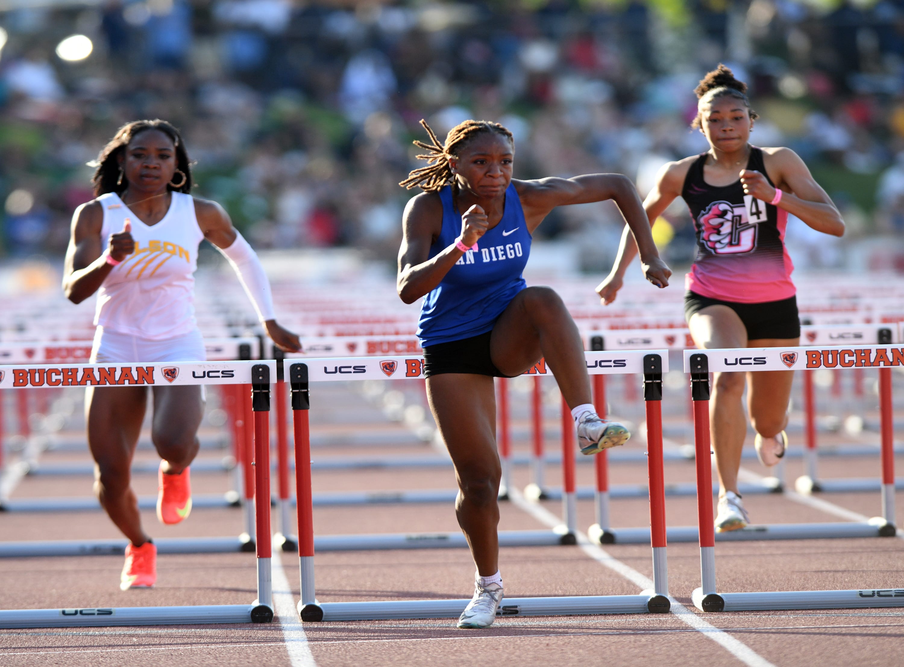 High school track and field, California