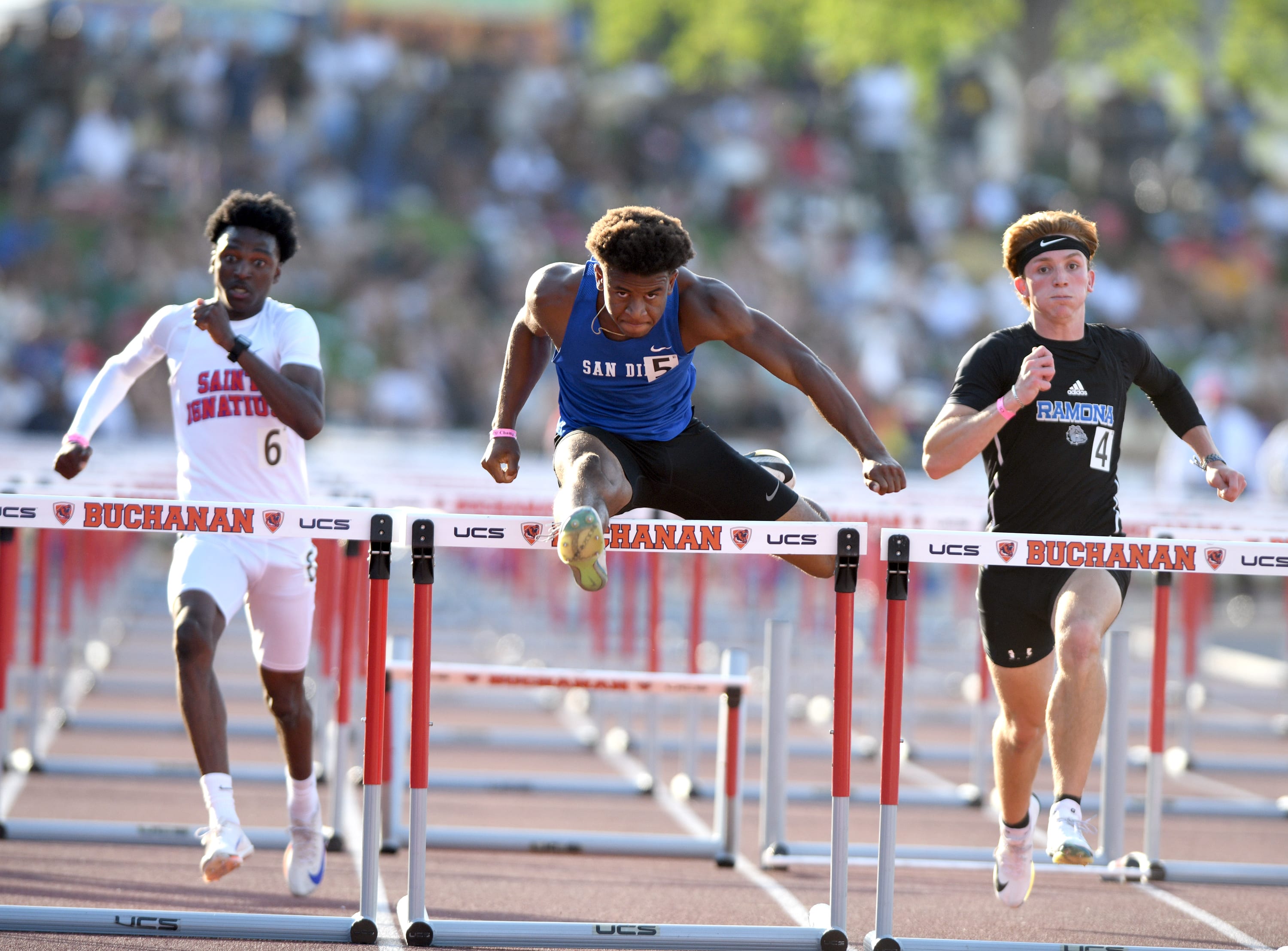 High school track and field, California