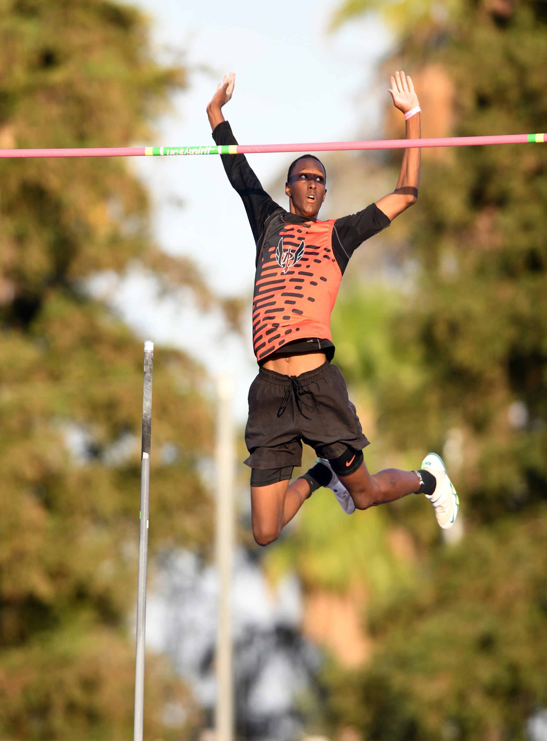 High school track and field, California