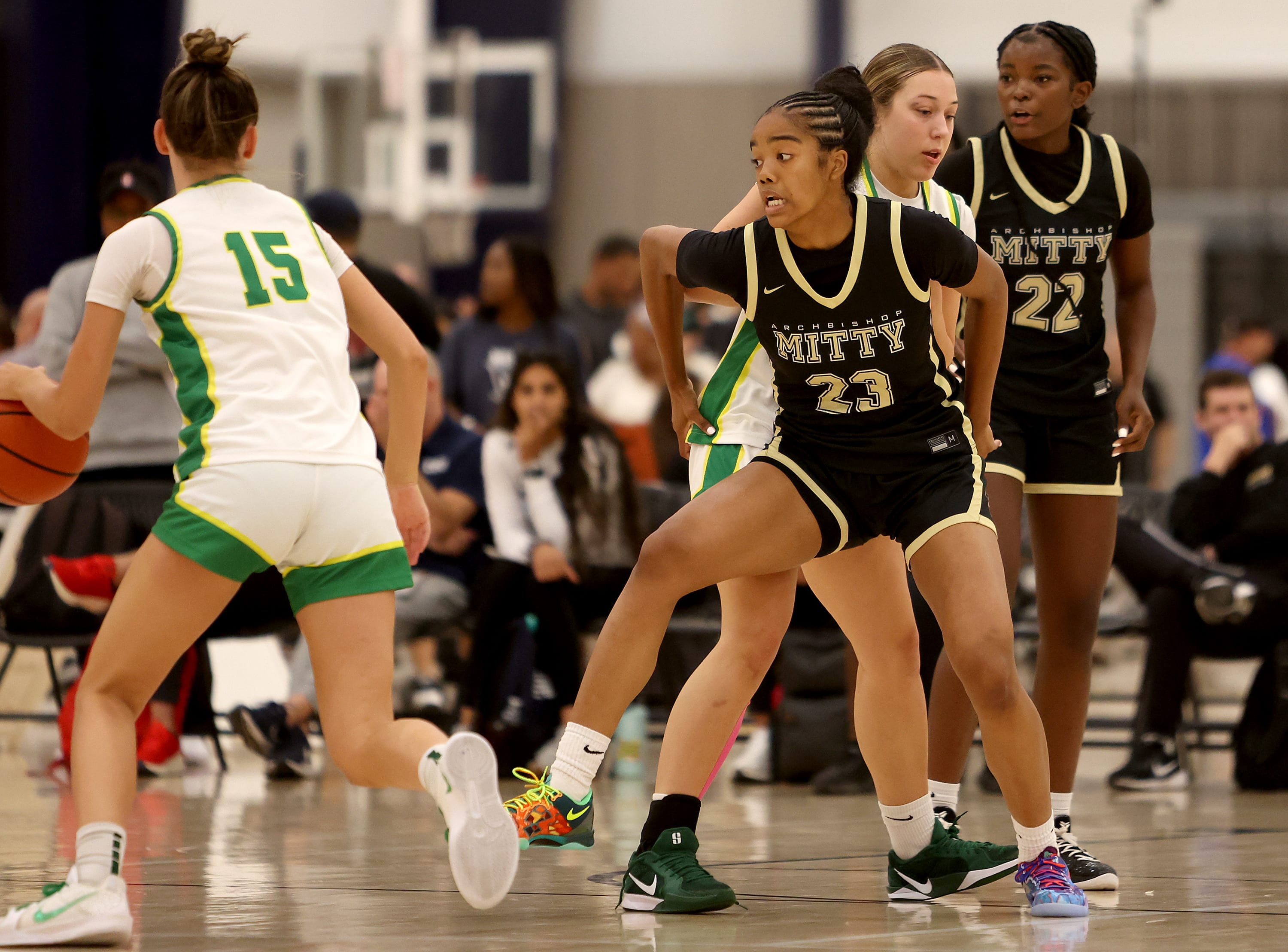 High school girls basketball, California