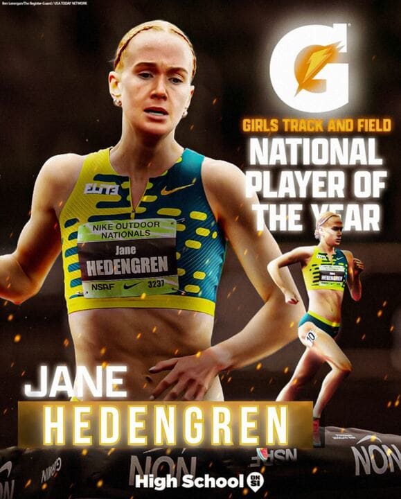 Jane Hedengren Gatorade National Girls Track and Field Player of the Year