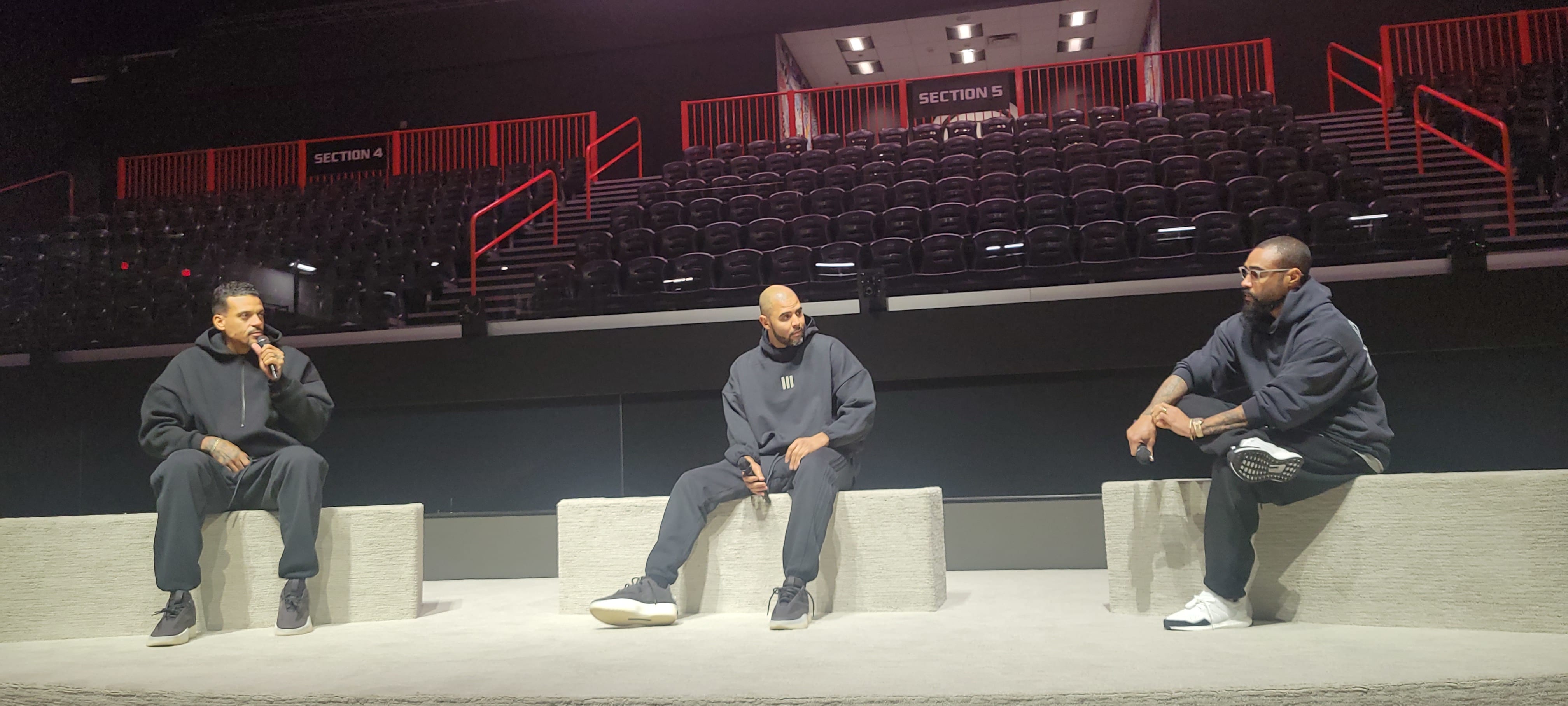 Adidas hosts a panel on basketball footwear.