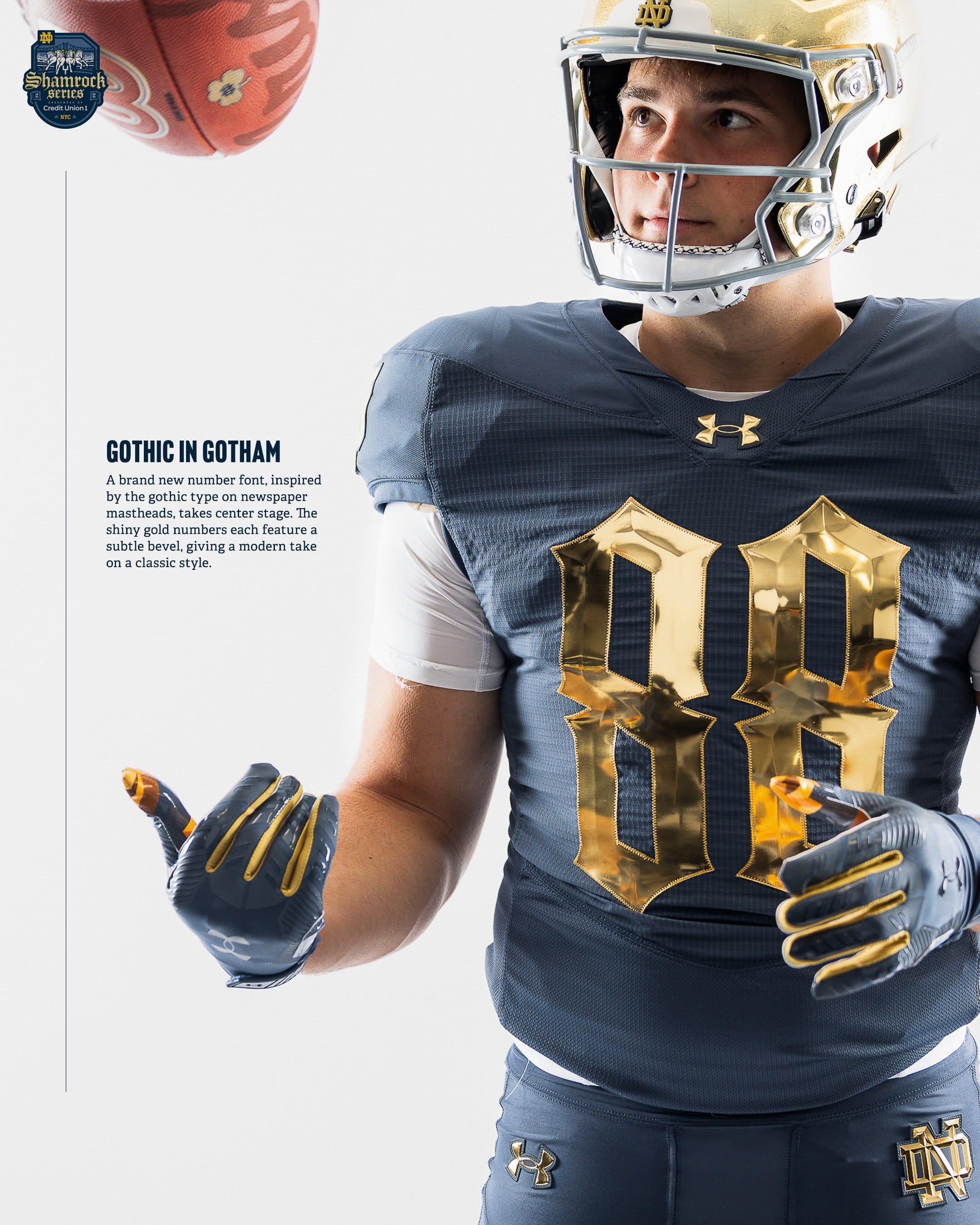 Notre Dame Shamrock Series Uniforms 2025