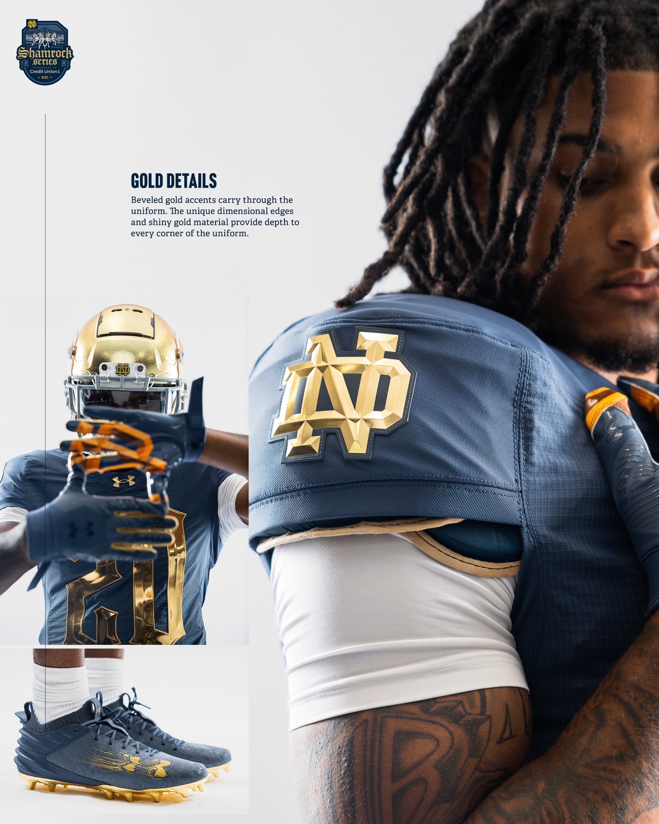 A detailed breakdown of Notre Dame's alternate uniforms.