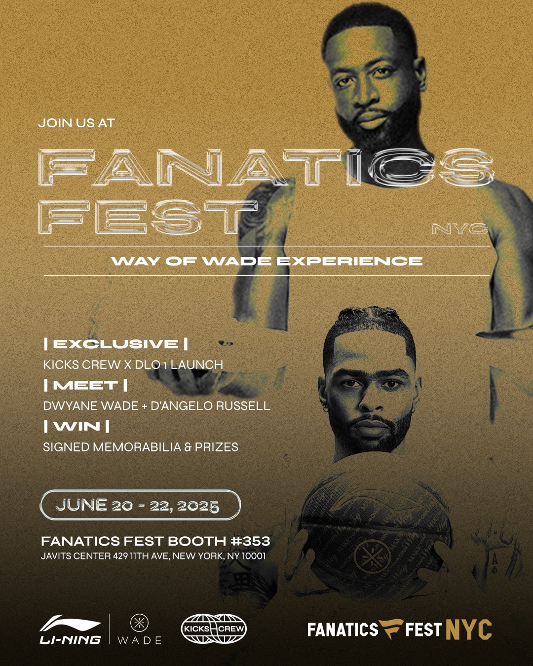 Promotional poster for Fanatics Fest.