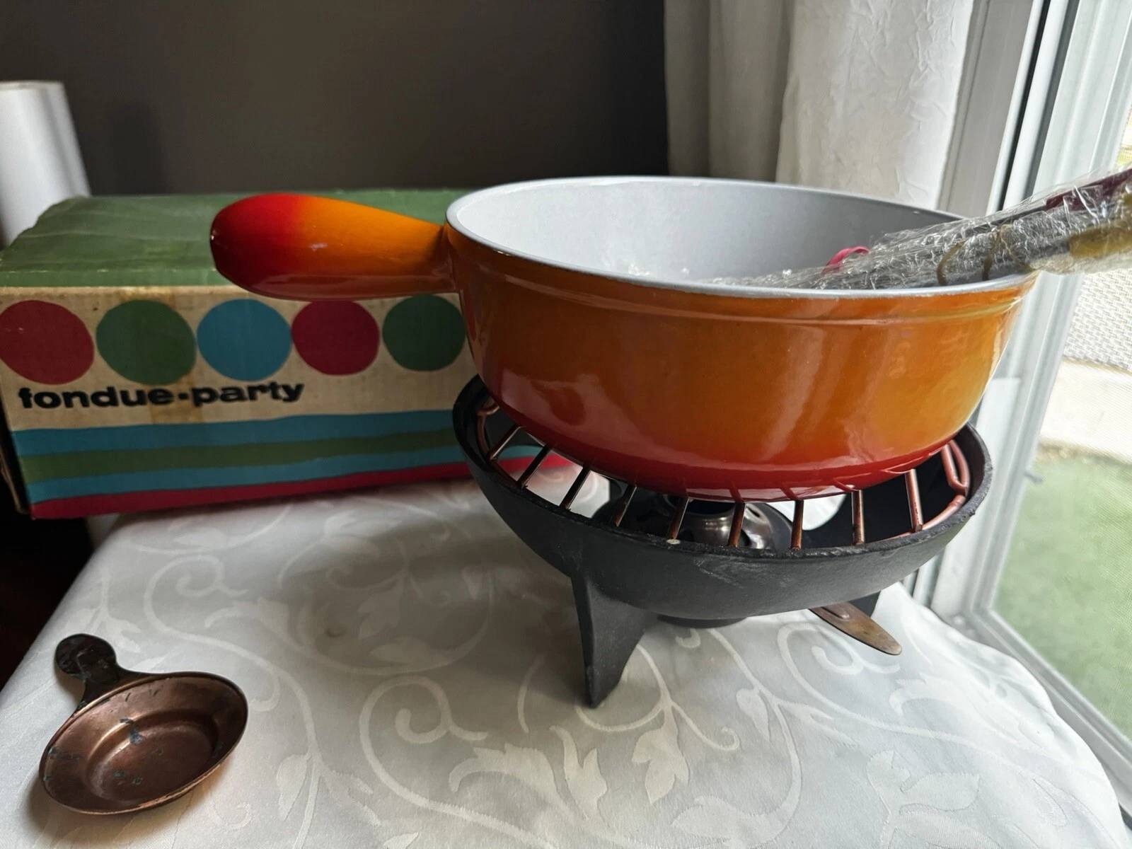 LE CREUSET Vntage Fondue Set - Etsy