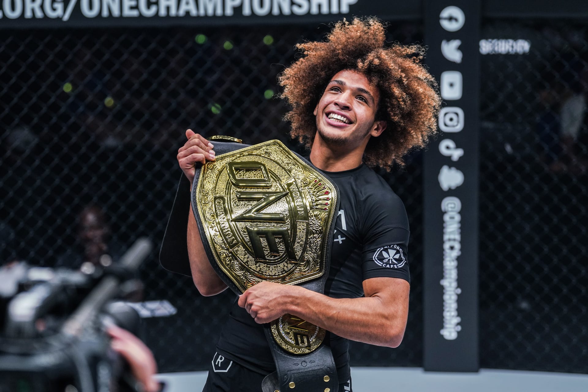 Kade Ruotolo currently holds the ONE Championship submission grappling lightweight title.