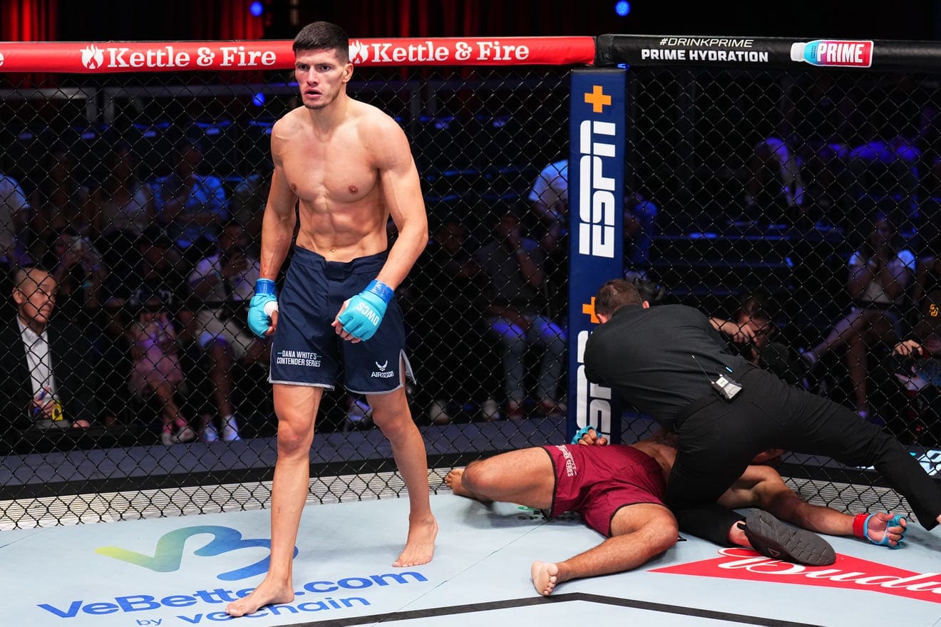 Islam Dulatov on Dana White's Contender Series.