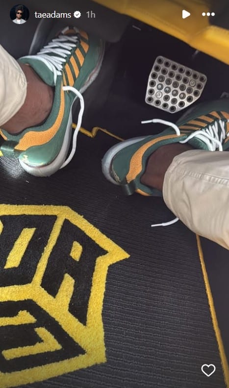 Davante Adams' Instagram post.